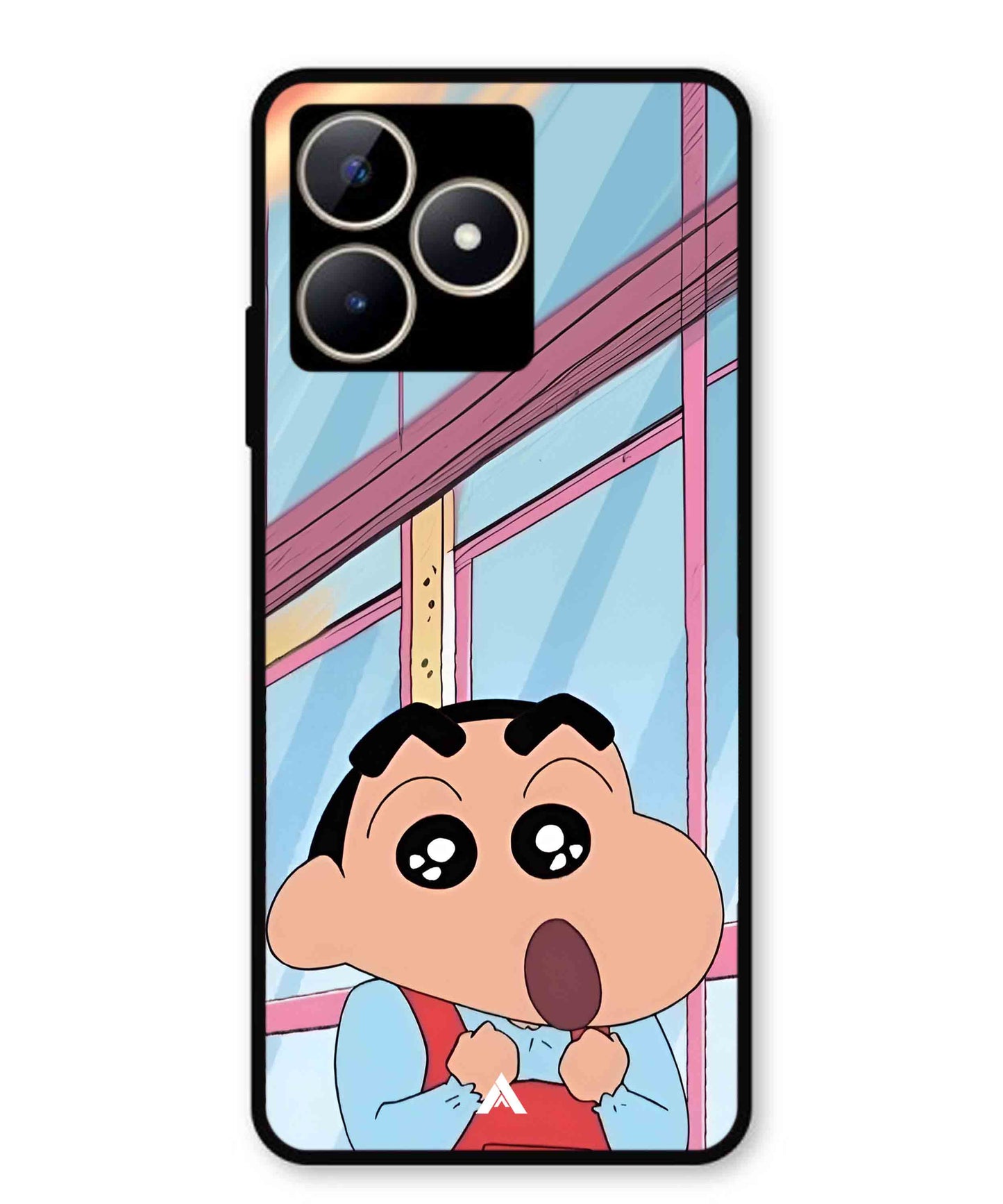 Shinchan Oouo Metal Back Cover Phone Case for Realme Narzo N53