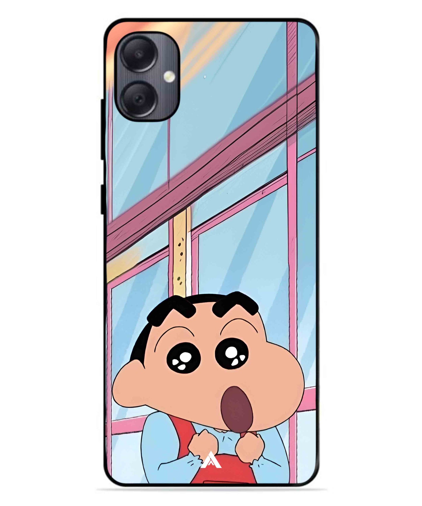 Shinchan Oouo Metal Back Cover Phone Case for Samsung Galaxy A05