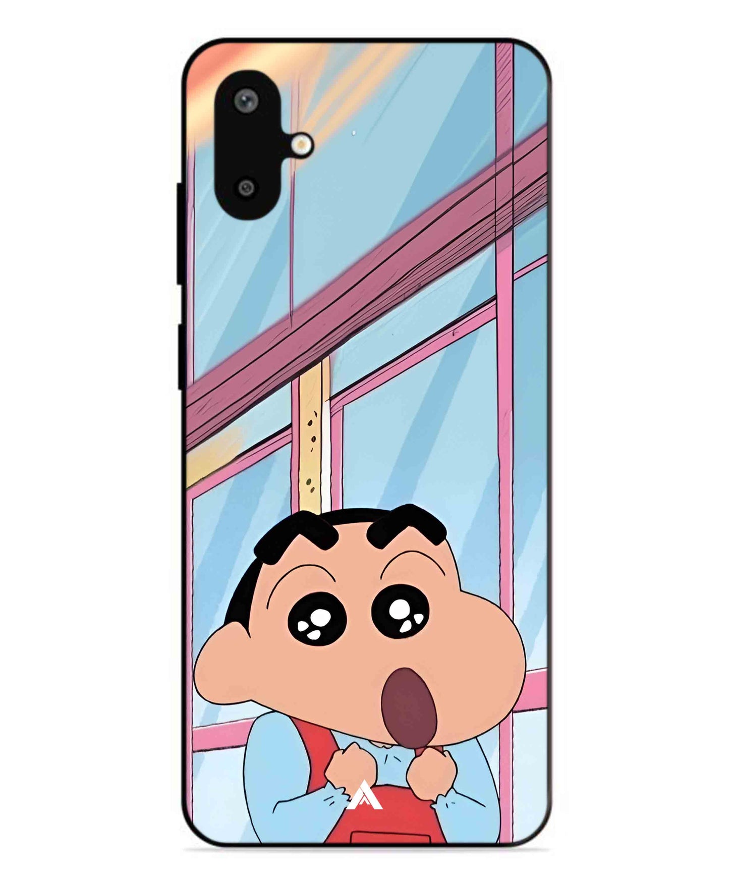 Shinchan Oouo Metal Back Cover Phone Case for Samsung Galaxy F06