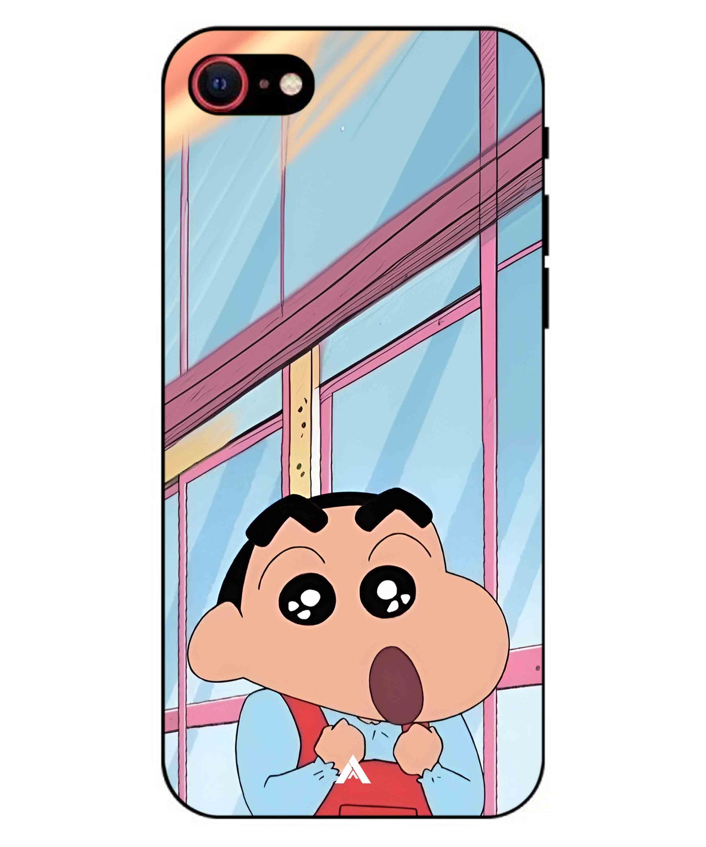 Shinchan Oouo Metal Back Cover Phone Case for iPhone 7