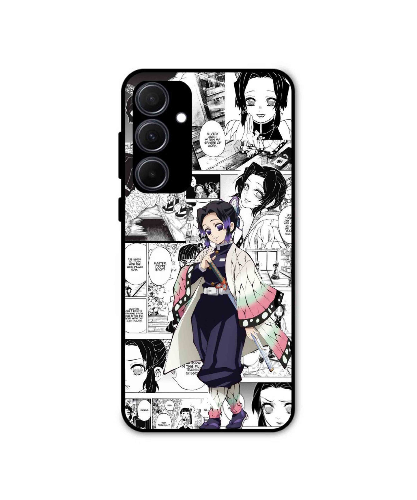 Shinobu Kocho Demon Slayer Metal Back Cover & Phone Case