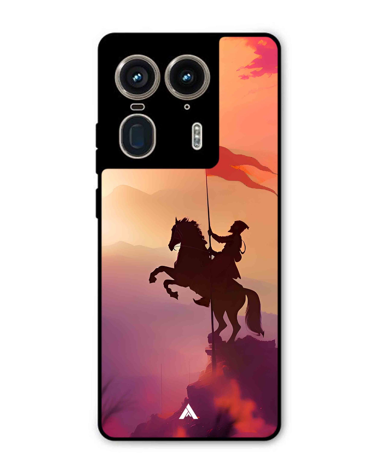 Shivaji Maharaj Metal Back Cover Phone Case for Moto Edge 50 Ultra