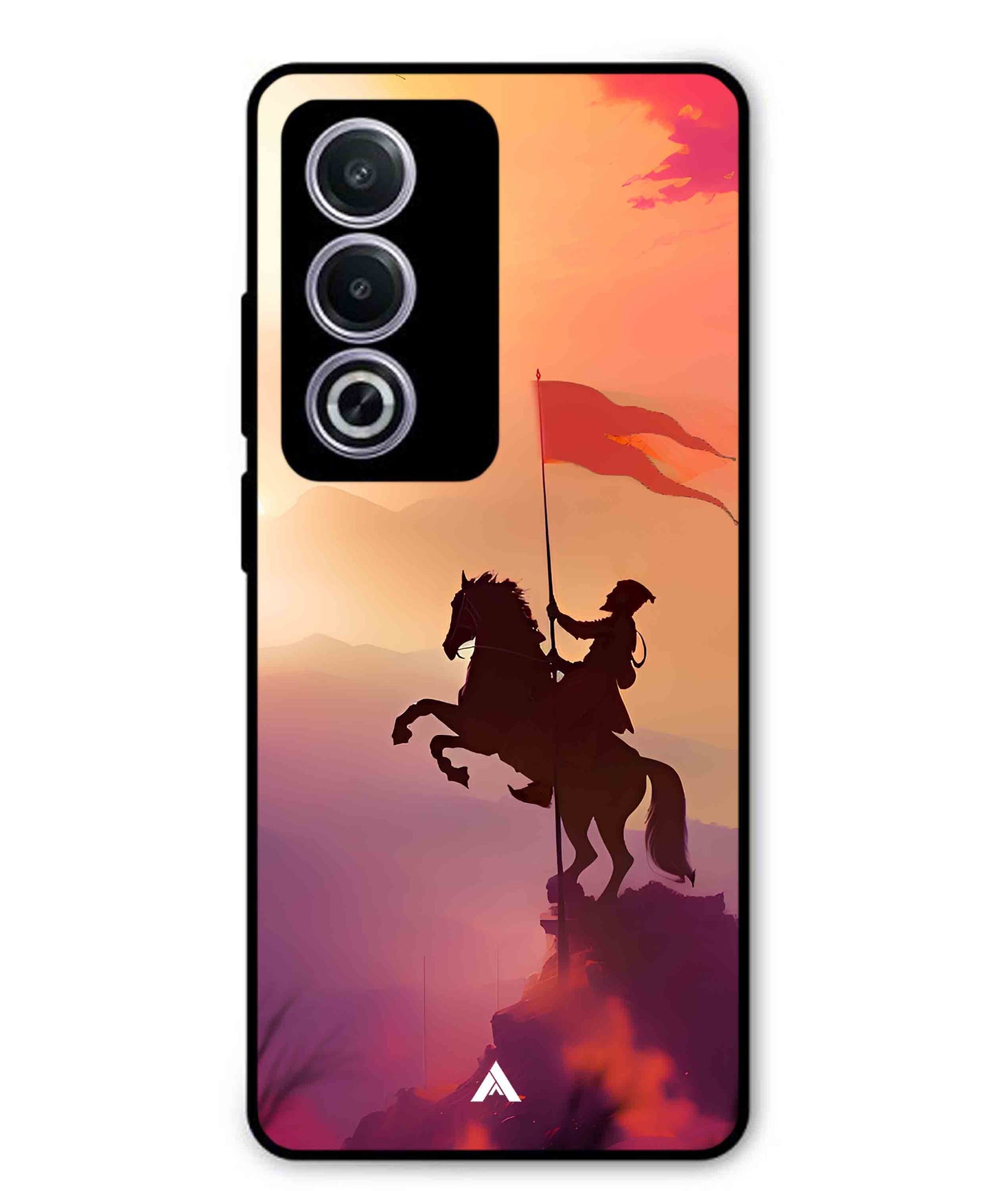Shivaji Maharaj Metal Back Cover Phone Case for Oppo A3 Pro