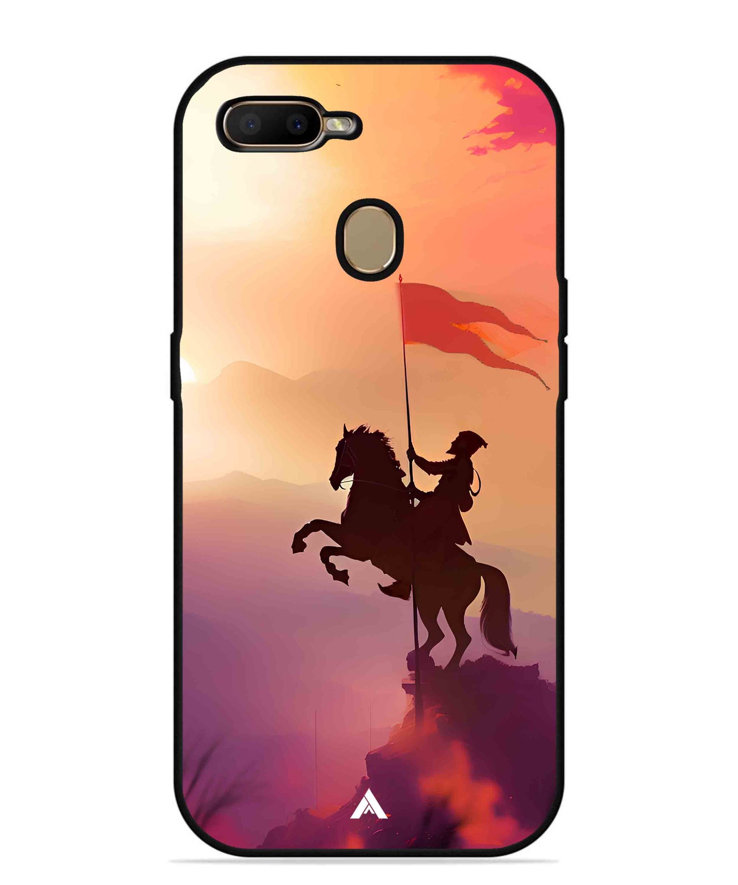 Shivaji Maharaj Metal Back Cover Phone Case for Oppo A7