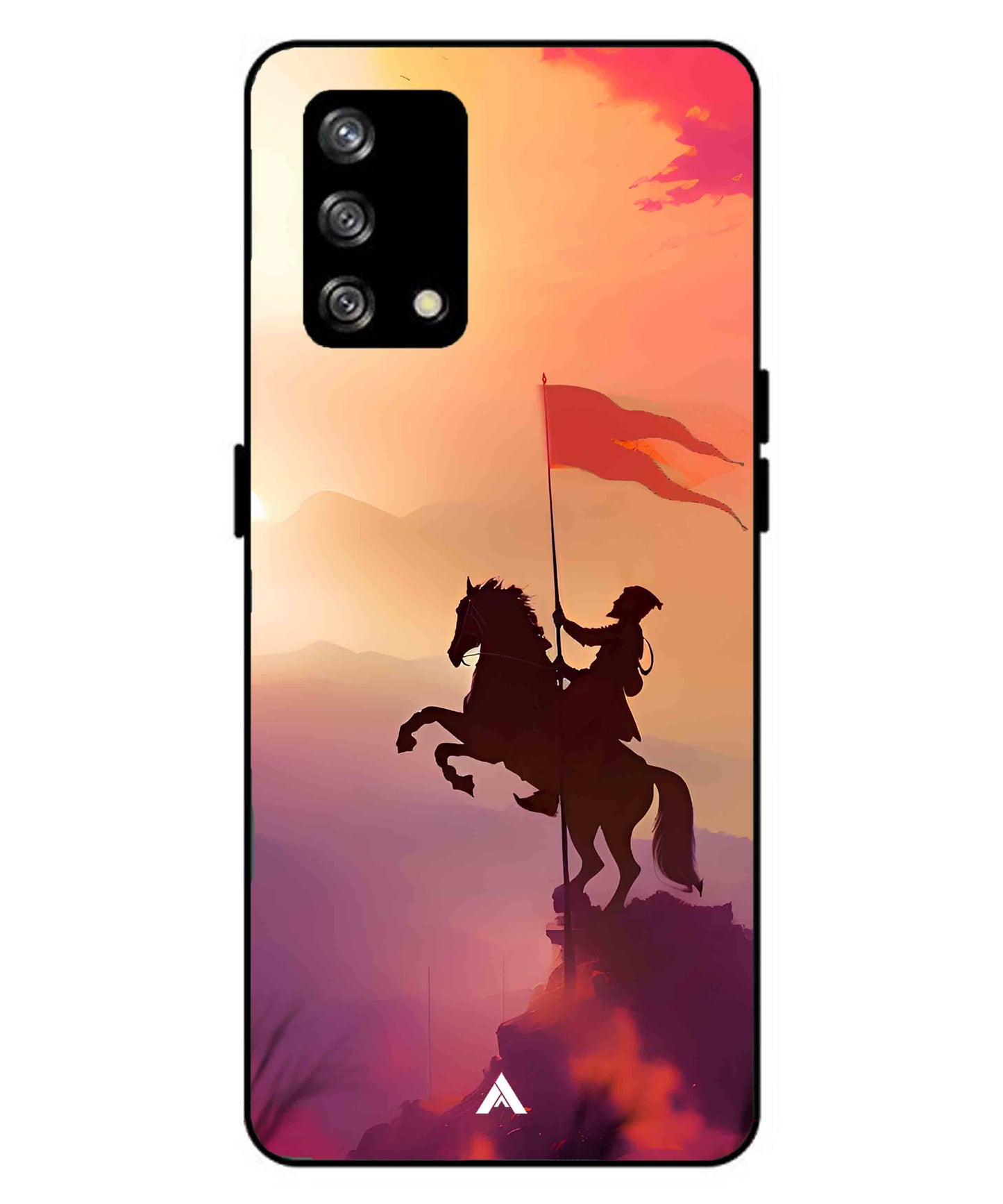 Shivaji Maharaj Metal Back Cover Phone Case for Oppo A93