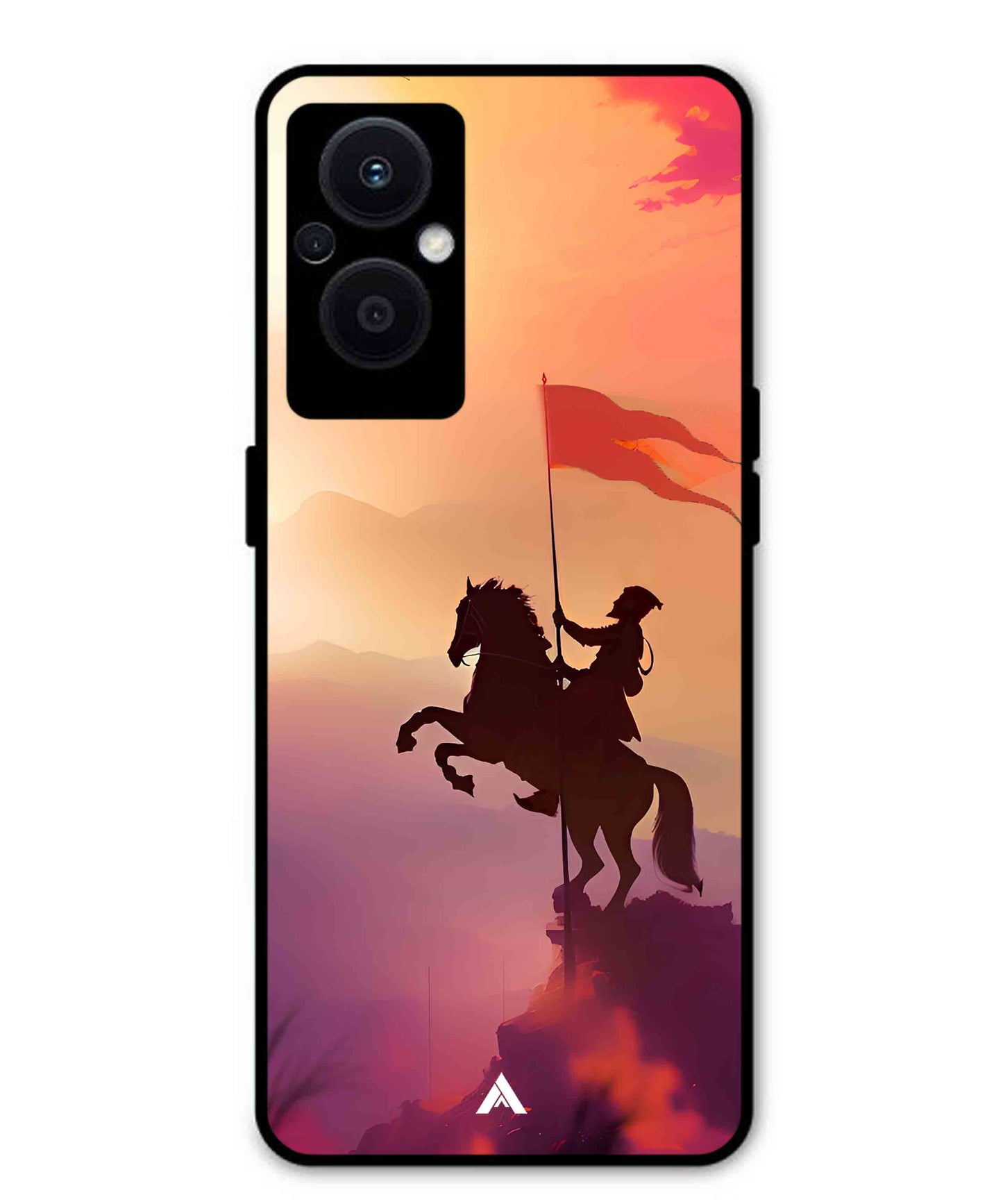 Shivaji Maharaj Metal Back Cover Phone Case for Oppo F21 Pro 5G