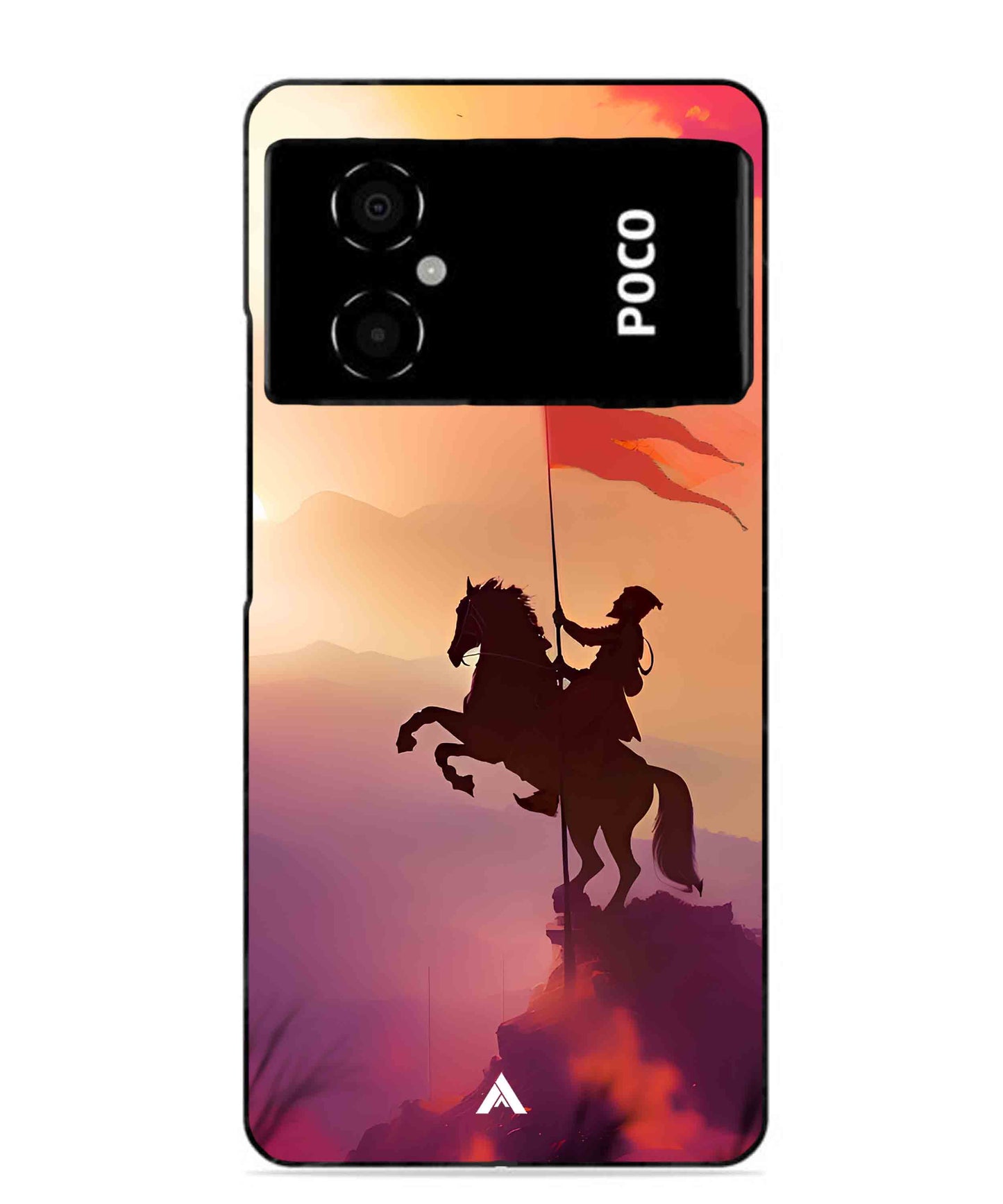 Shivaji Maharaj Metal Back Cover Phone Case for Poco M4 5G
