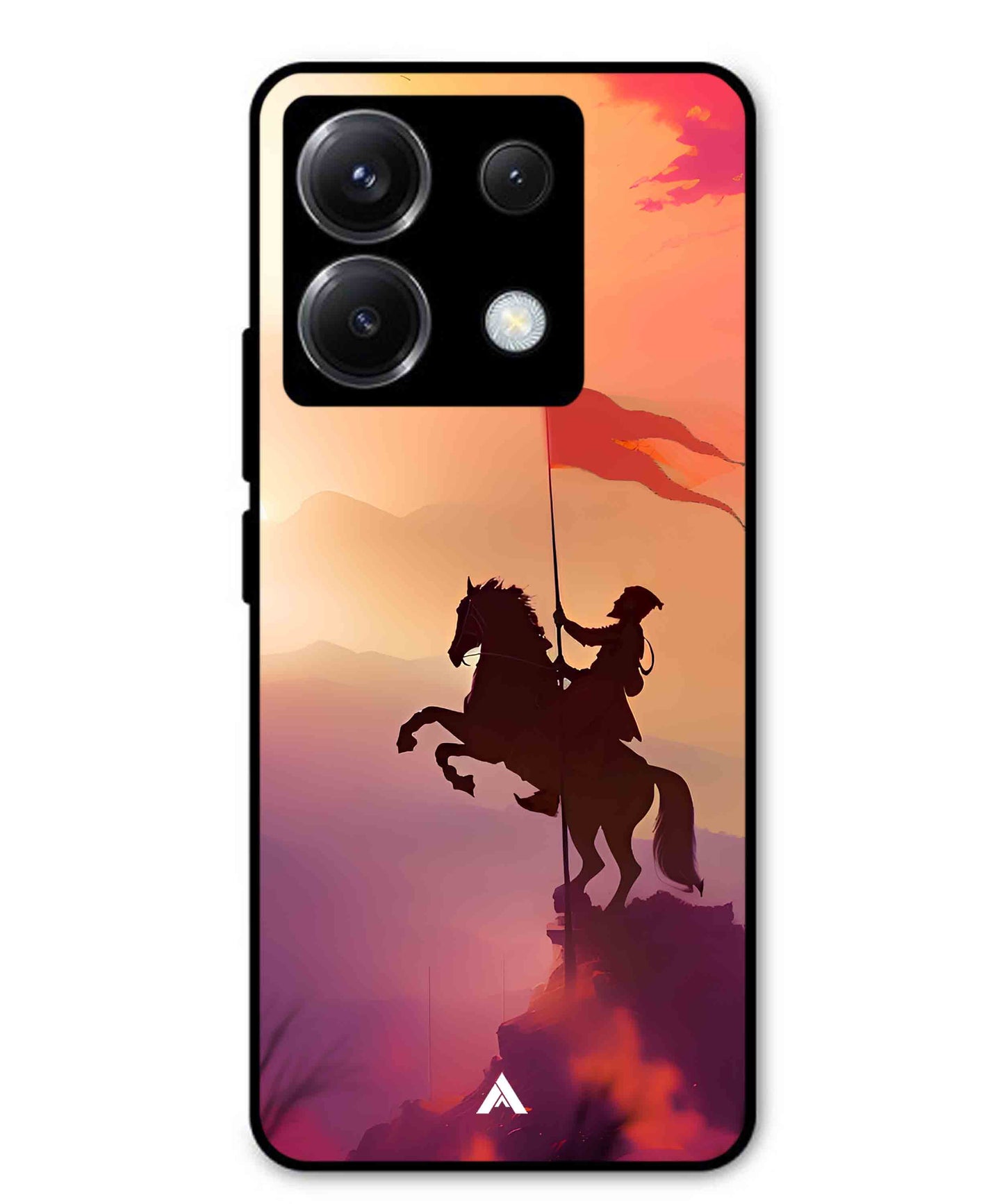 Shivaji Maharaj Metal Back Cover Phone Case for Poco X6