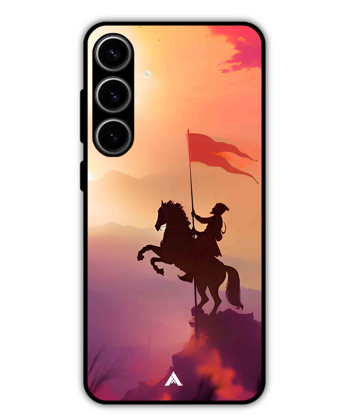 Shivaji Maharaj Metal Back Cover Phone Case for Samsung Galaxy S24 Plus