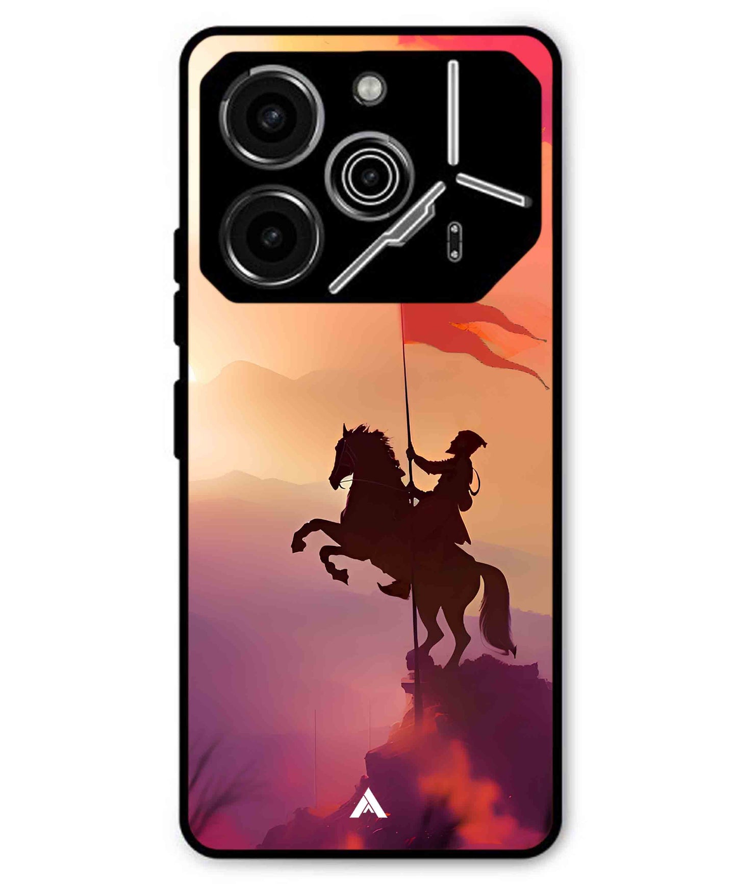 Shivaji Maharaj Metal Back Cover Phone Case for Tecno Pova 6