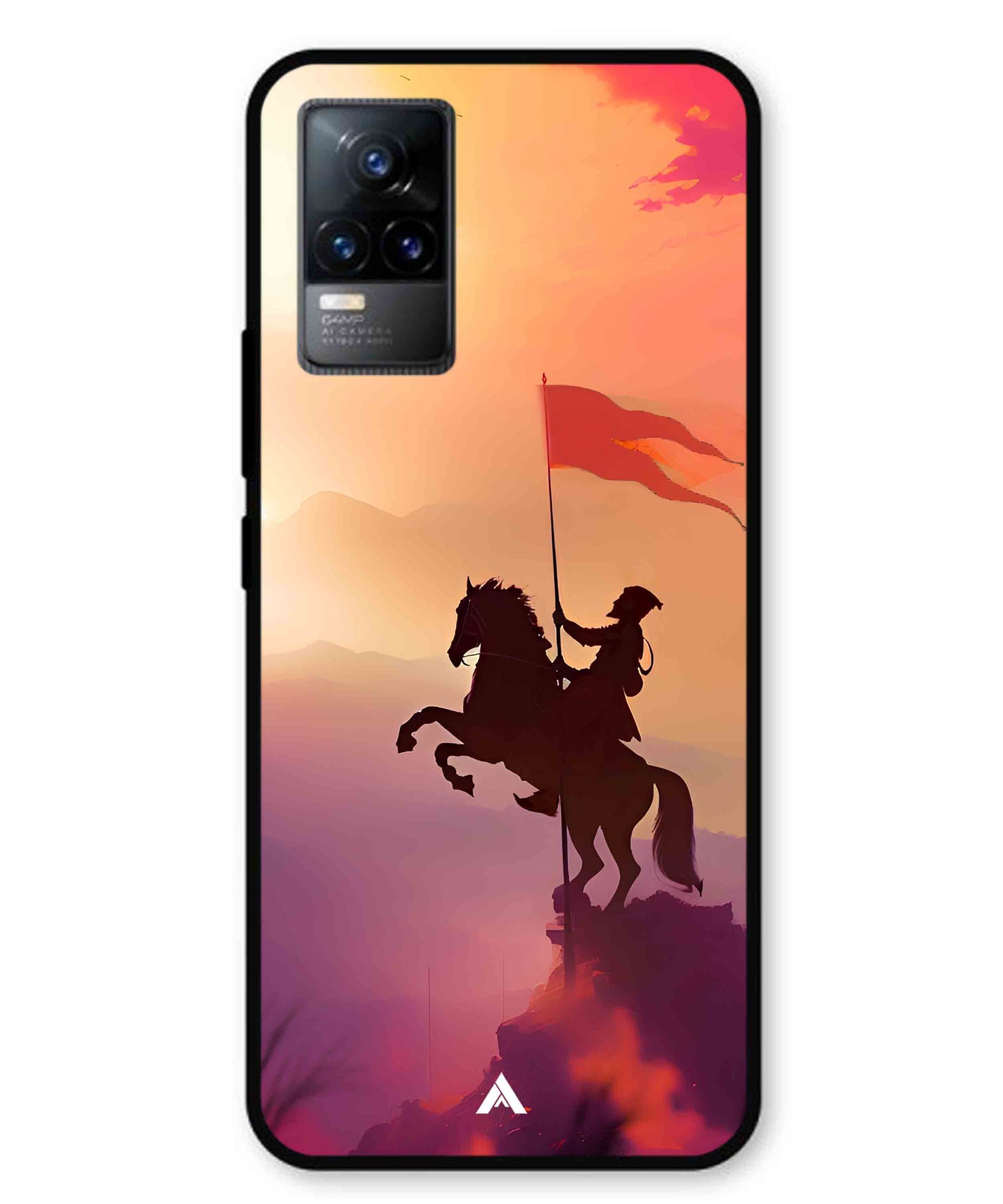 Shivaji Maharaj Metal Back Cover Phone Case for Vivo v21e 4G