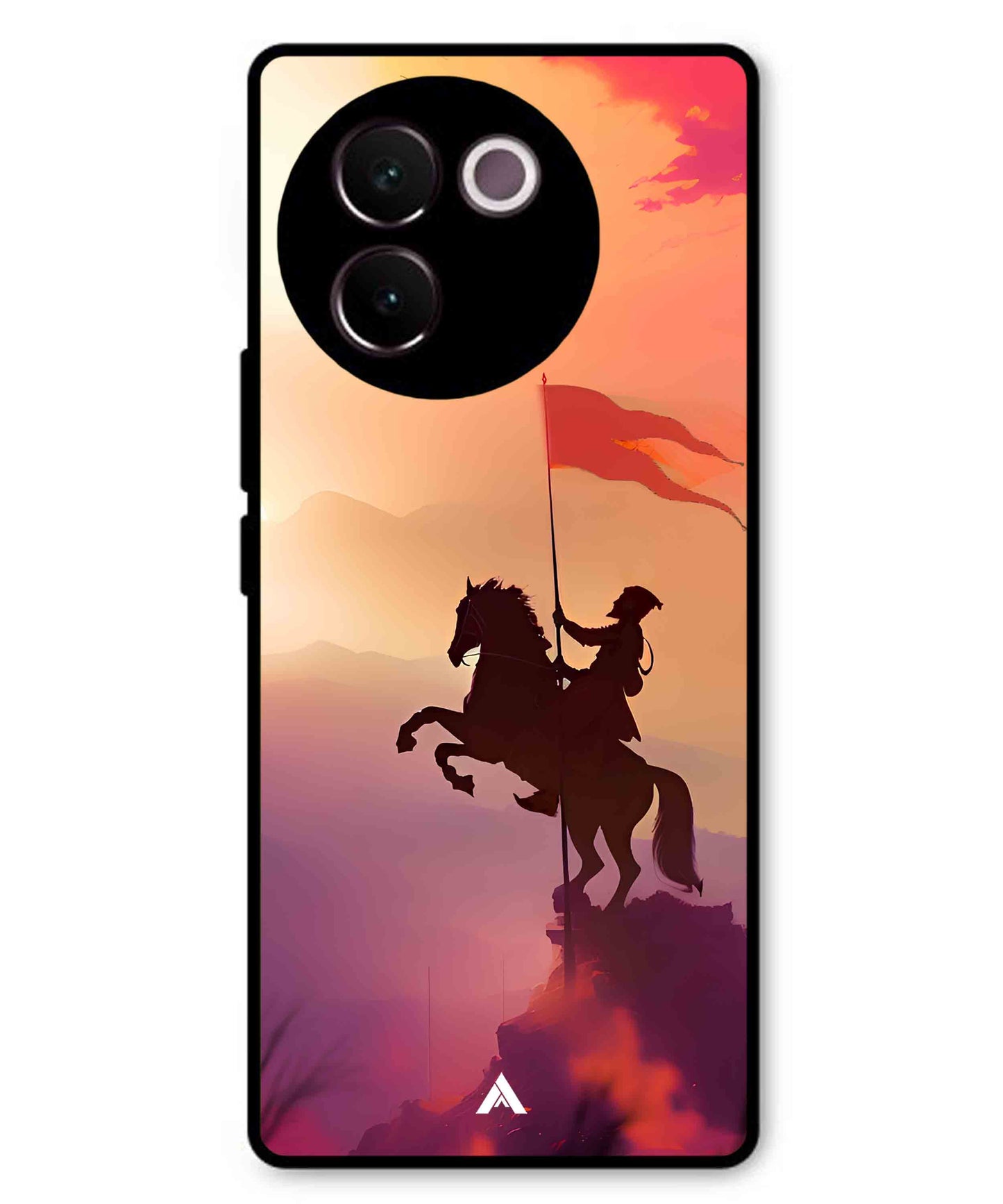 Shivaji Maharaj Metal Back Cover Phone Case for Vivo v30e