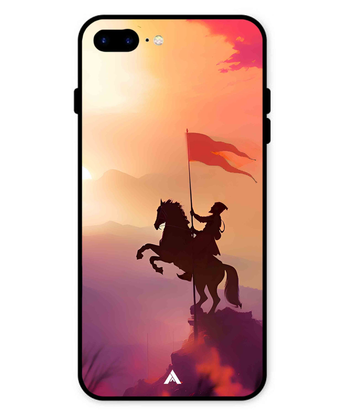 Shivaji Maharaj Metal Back Cover Phone Case for iPhone 8 Plus