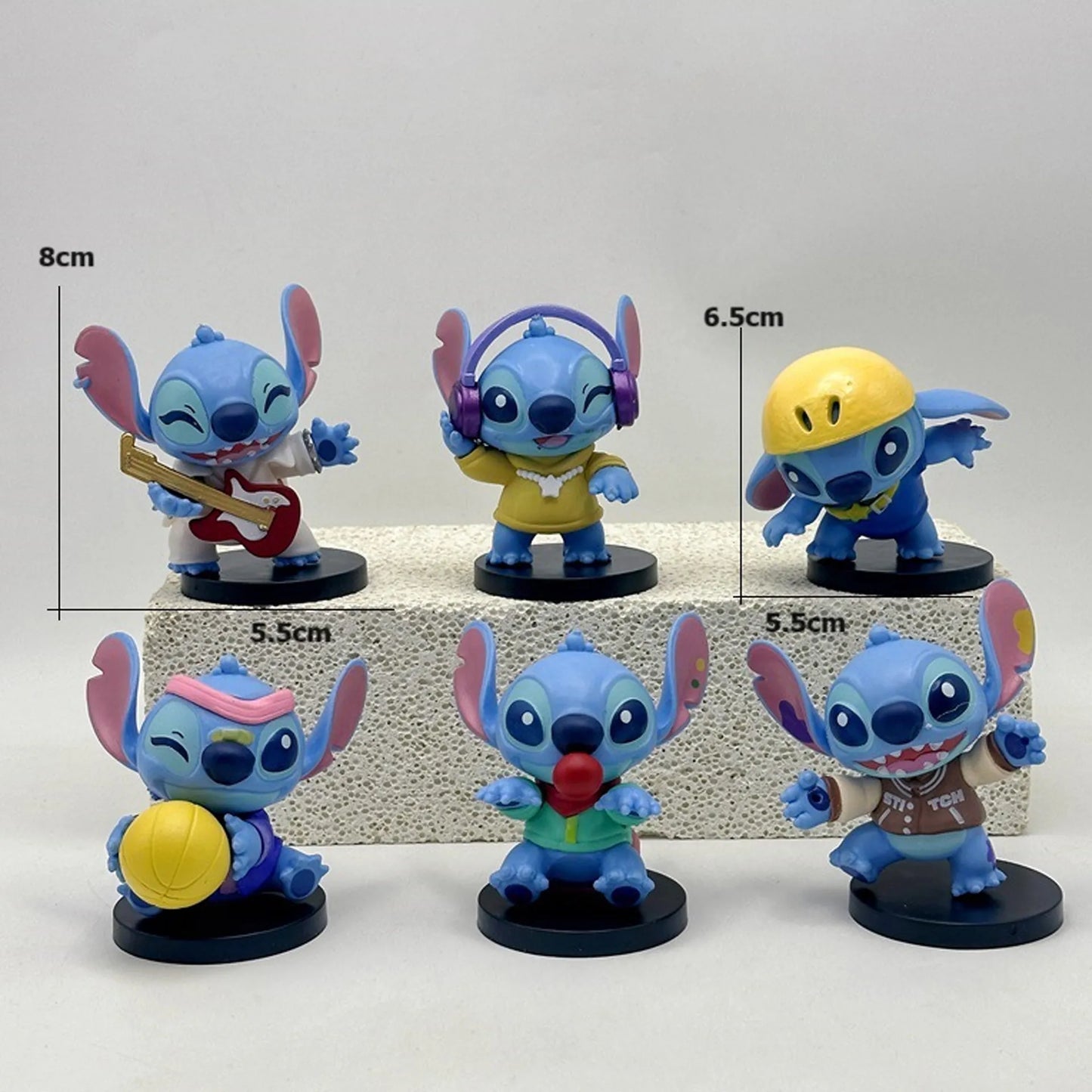 STITCH MIX 7-8CM 6PCS FIGURE SET