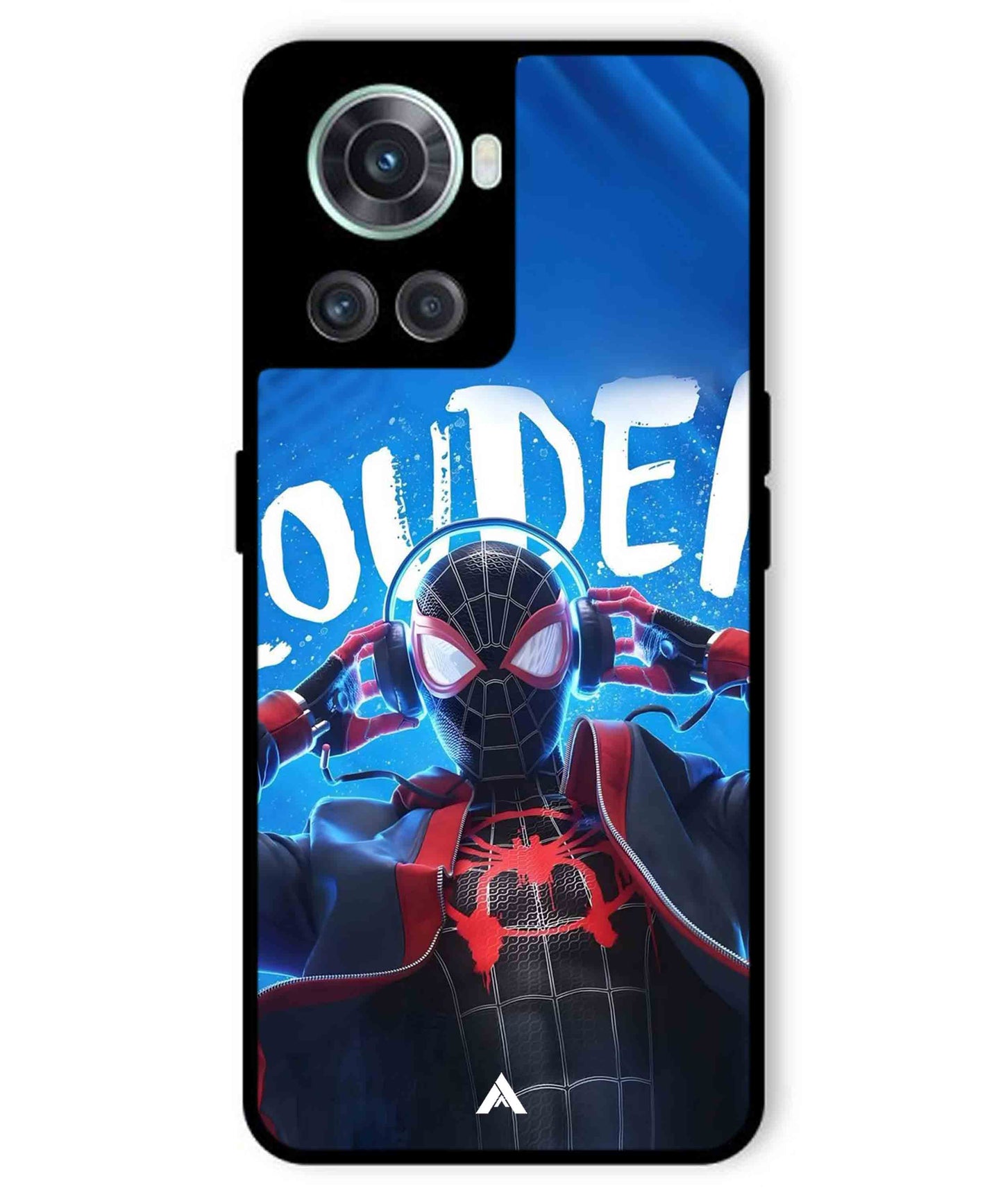 Spider-Verse Metal Back Cover Phone Case for Oneplus 10R