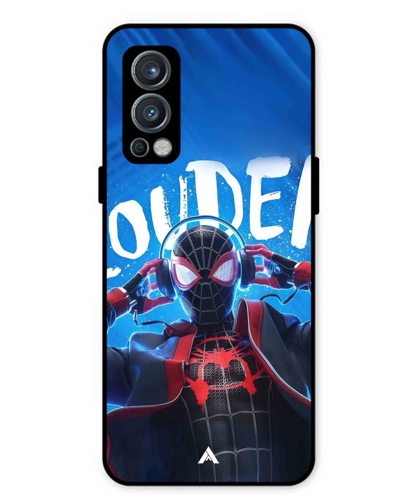 Spider-Verse Metal Back Cover Phone Case for Oneplus Nord 2
