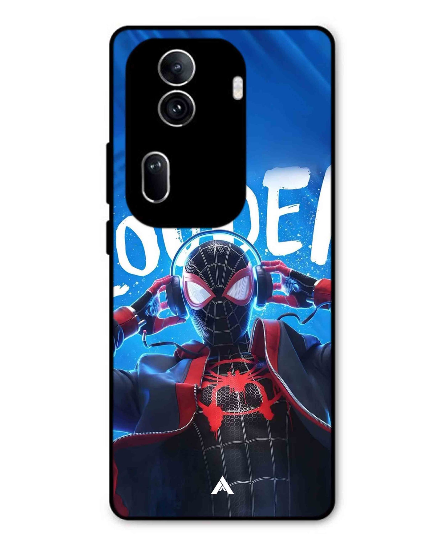 Spider-Verse Metal Back Cover Phone Case for Oppo Reno 11 Pro