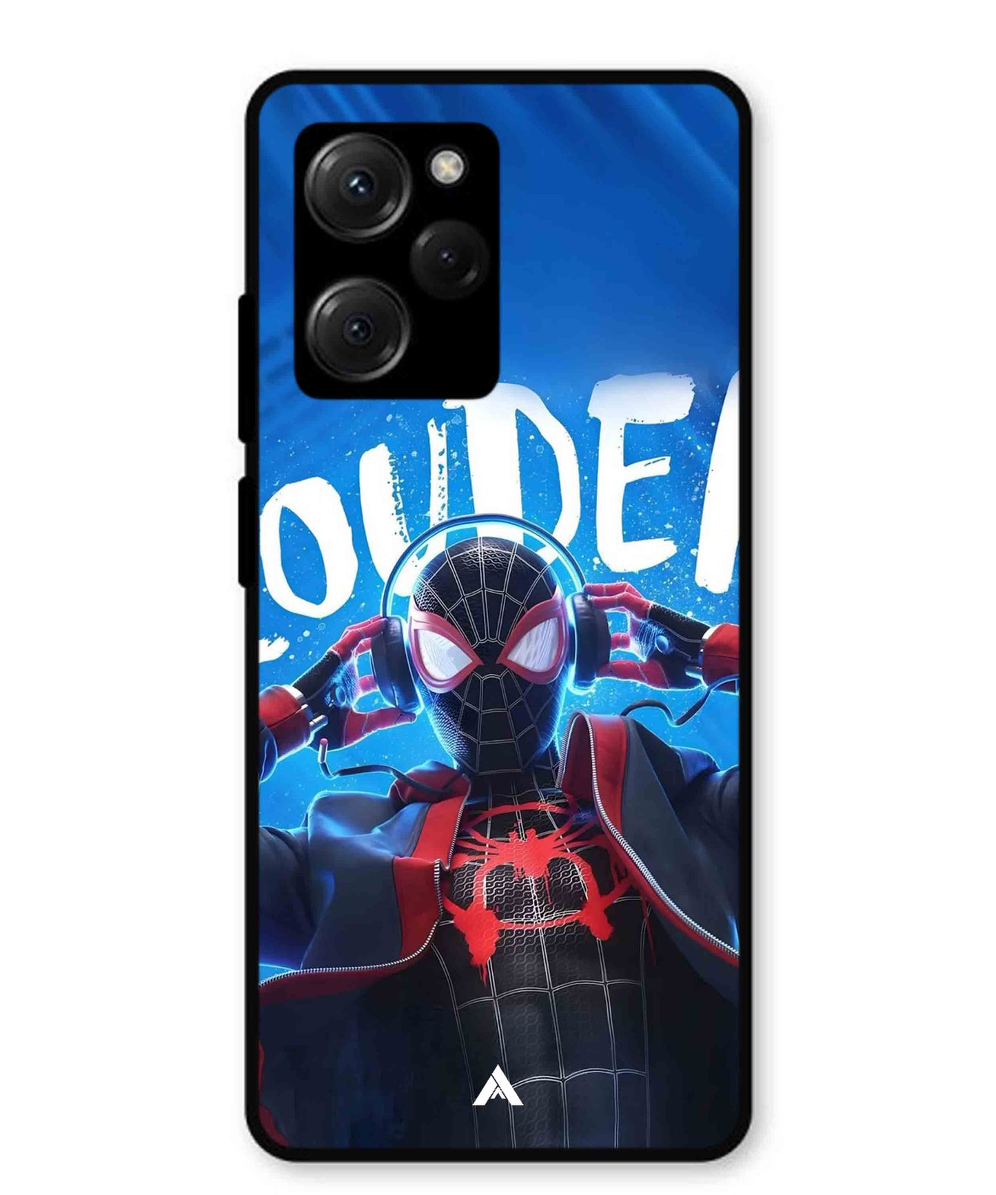 Spider-Verse Metal Back Cover Phone Case for Poco X5 Pro