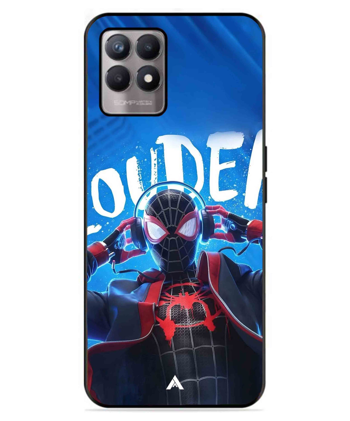 Spider-Verse Metal Back Cover Phone Case for Realme 8 Pro