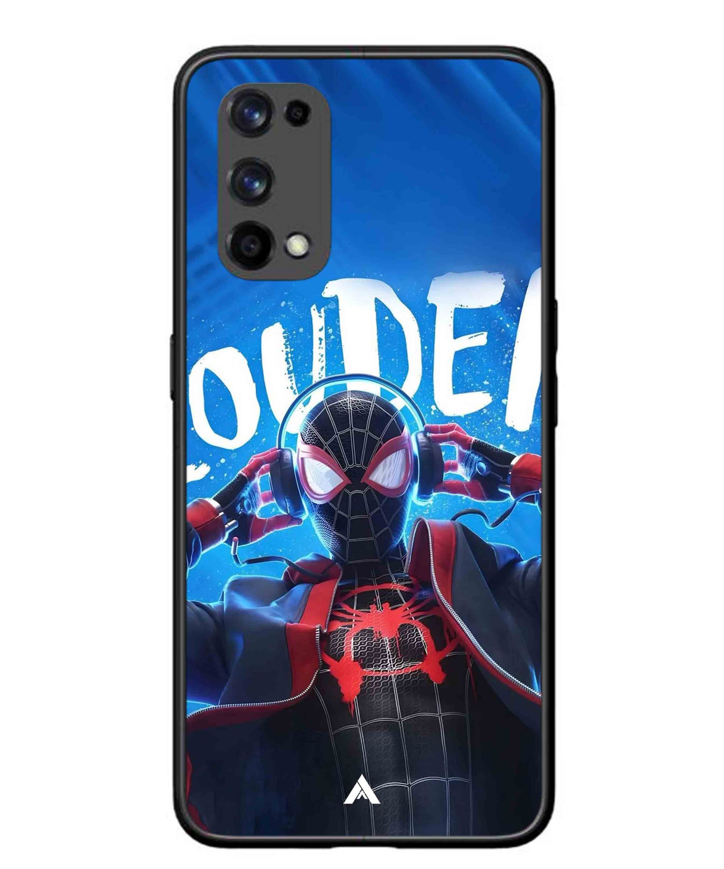 Spider-Verse Metal Back Cover Phone Case for Realme X7 Pro