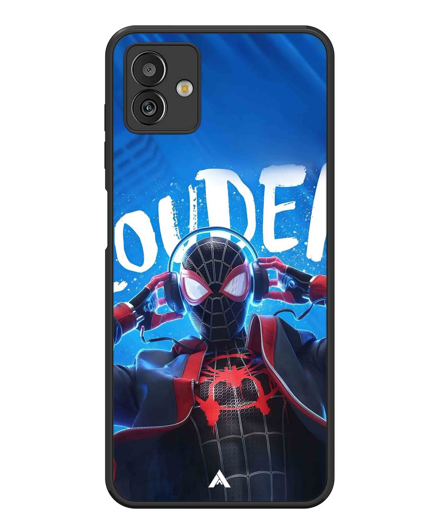 Spider-Verse Metal Back Cover Phone Case for Samsugn Galaxy M13 5G