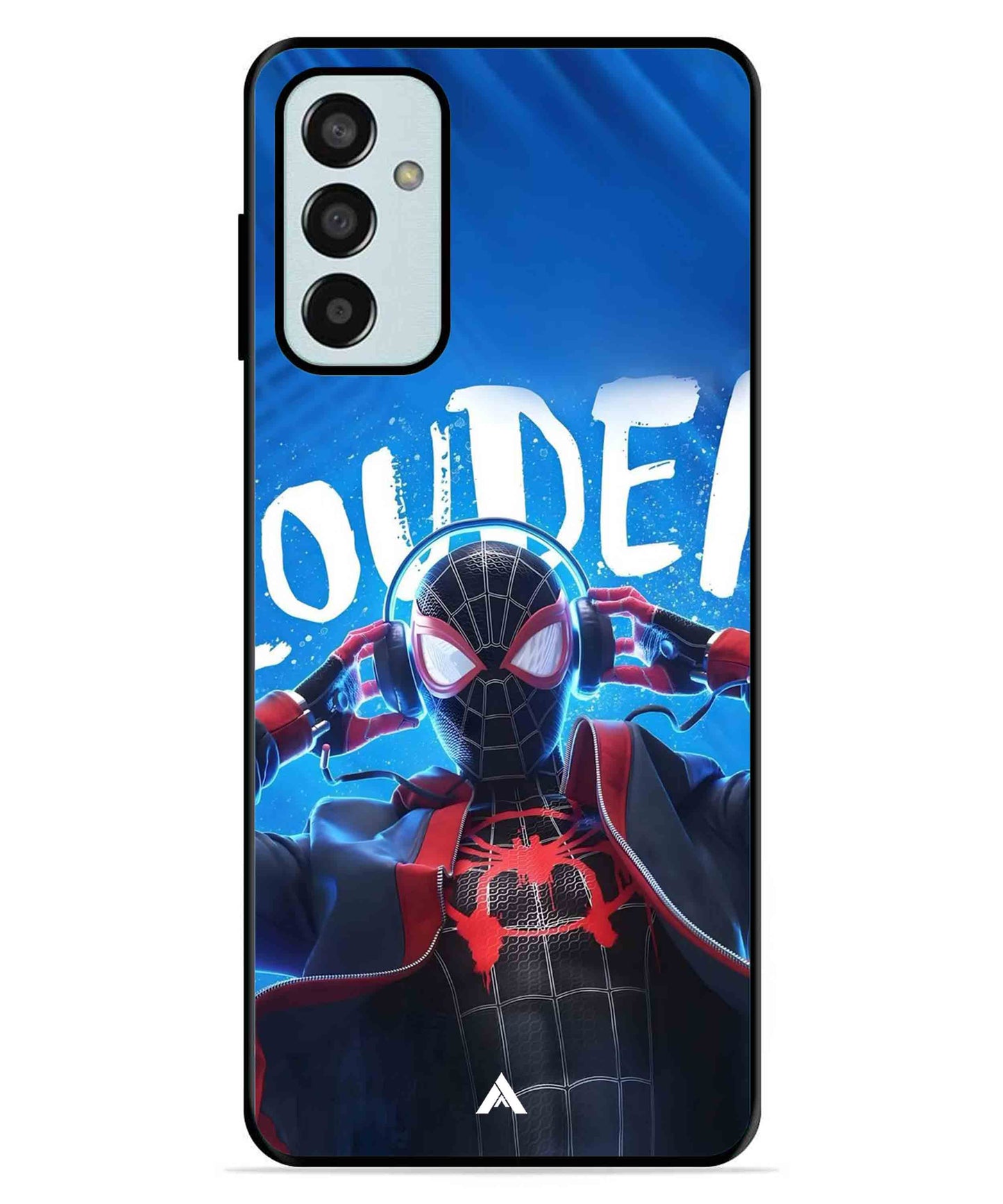Spider-Verse Metal Back Cover Phone Case for Samsung Galaxy F13 4G