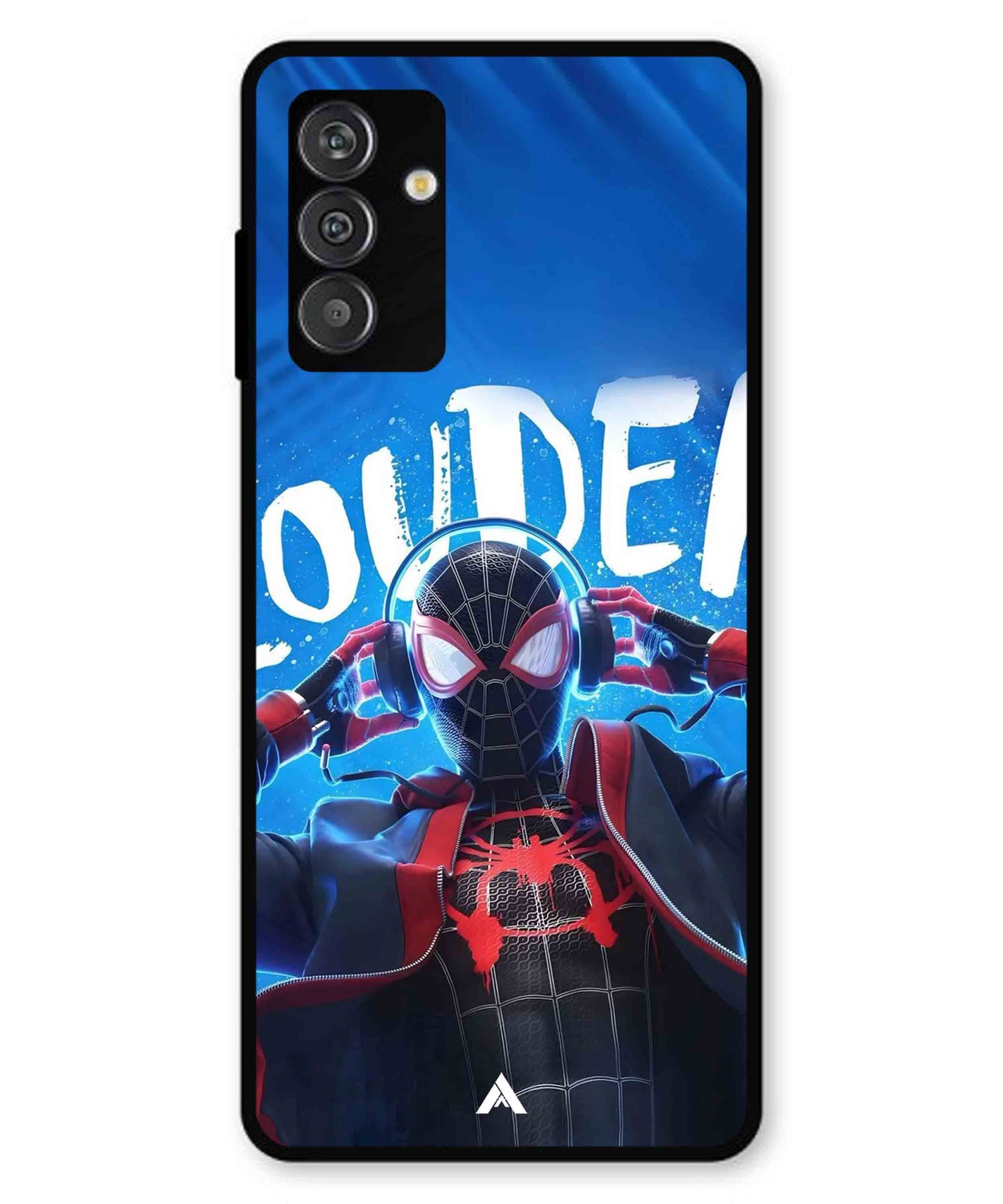 Spider-Verse Metal Back Cover Phone Case for Samsung Galaxy F14