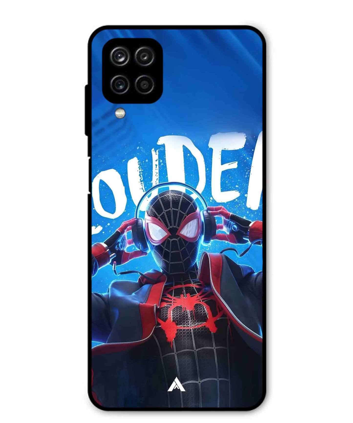 Spider-Verse Metal Back Cover Phone Case for Samsung Galaxy M12