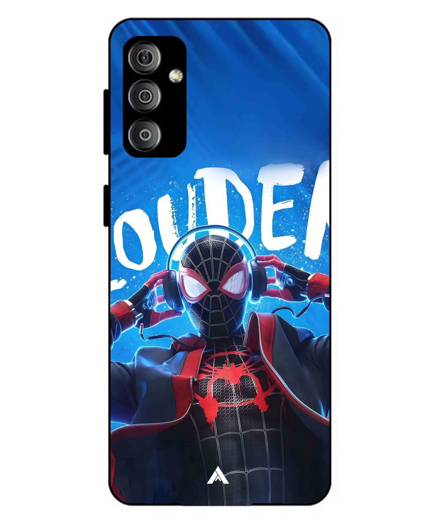 Spider-Verse Metal Back Cover Phone Case for Samsung Galaxy M23