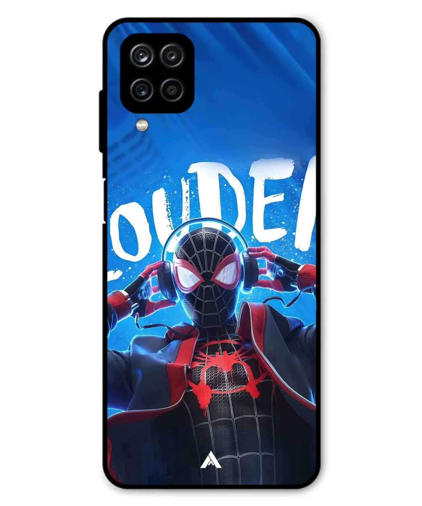 Spider-Verse Metal Back Cover Phone Case for Samsung Galaxy M33