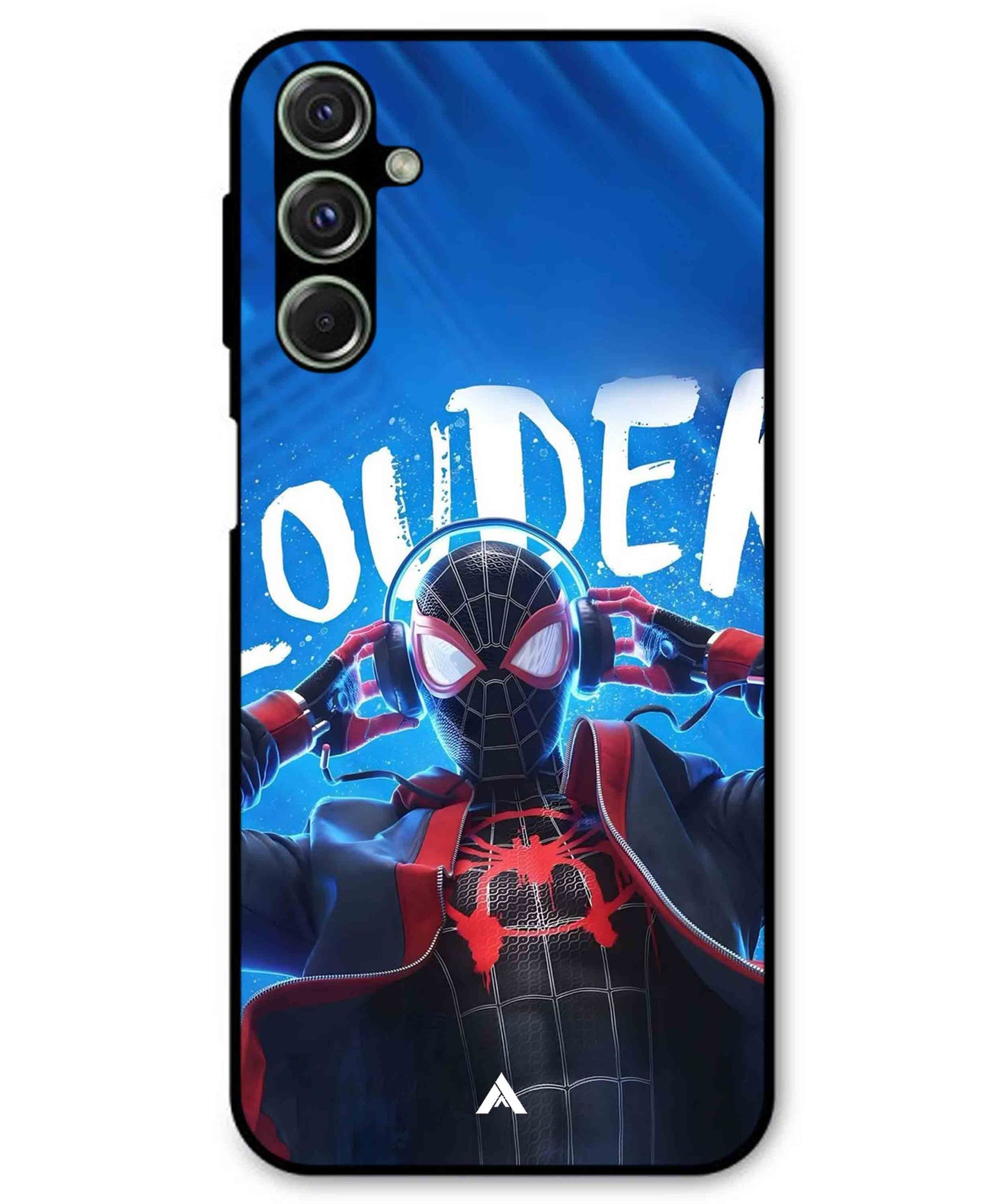 Spider-Verse Metal Back Cover Phone Case for Samsung Galaxy M34