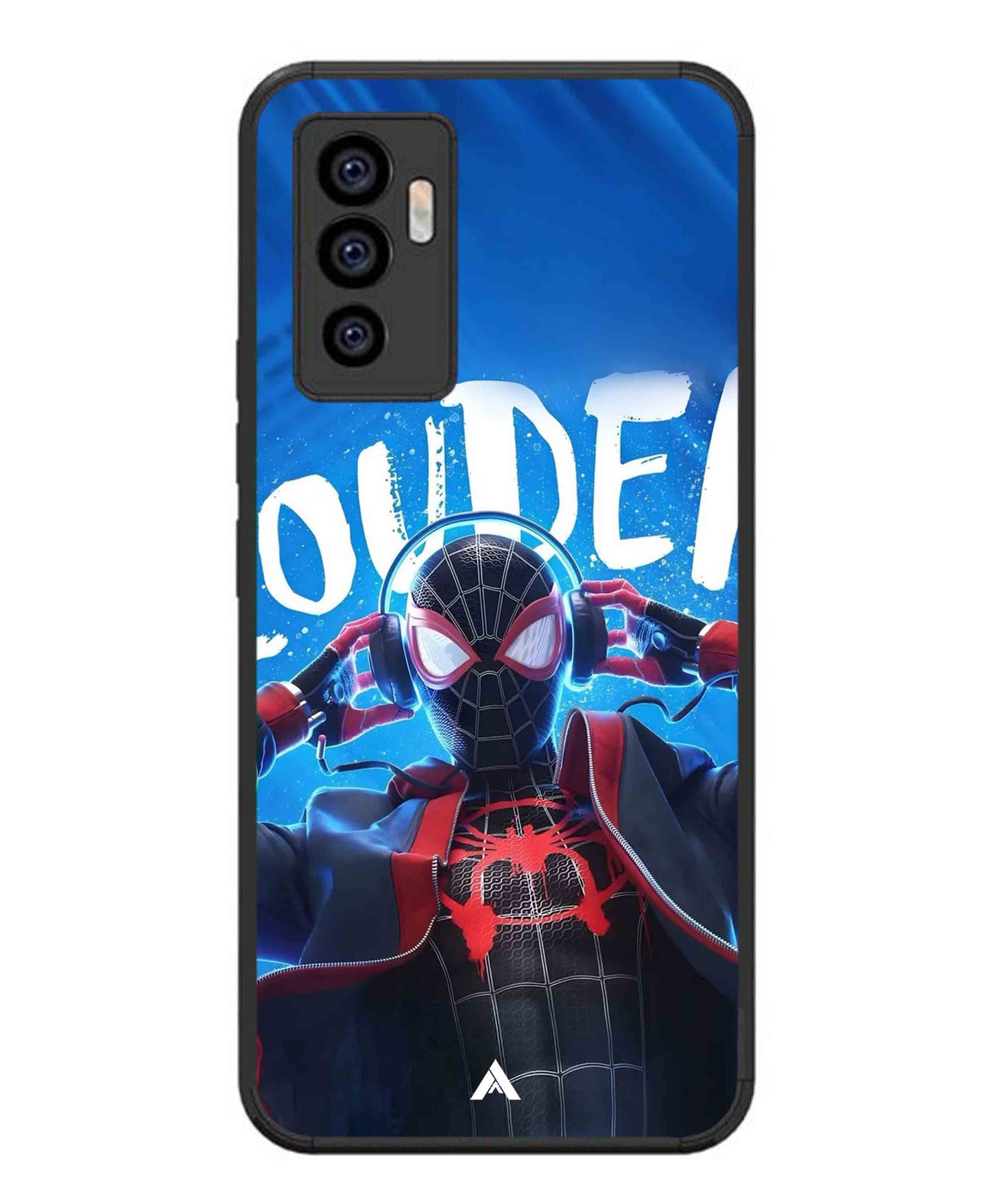 Spider-Verse Metal Back Cover Phone Case for Vivo v23e