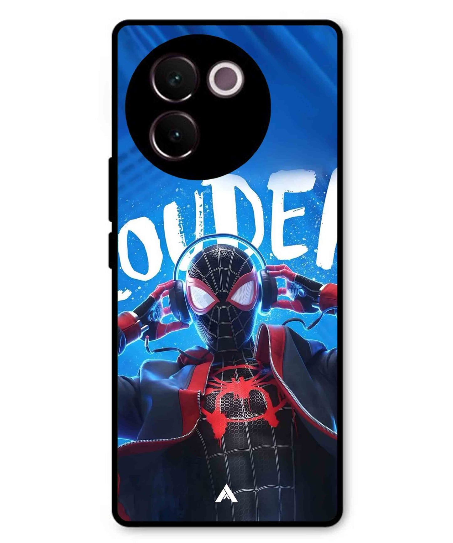 Spider-Verse Metal Back Cover Phone Case for Vivo v30e