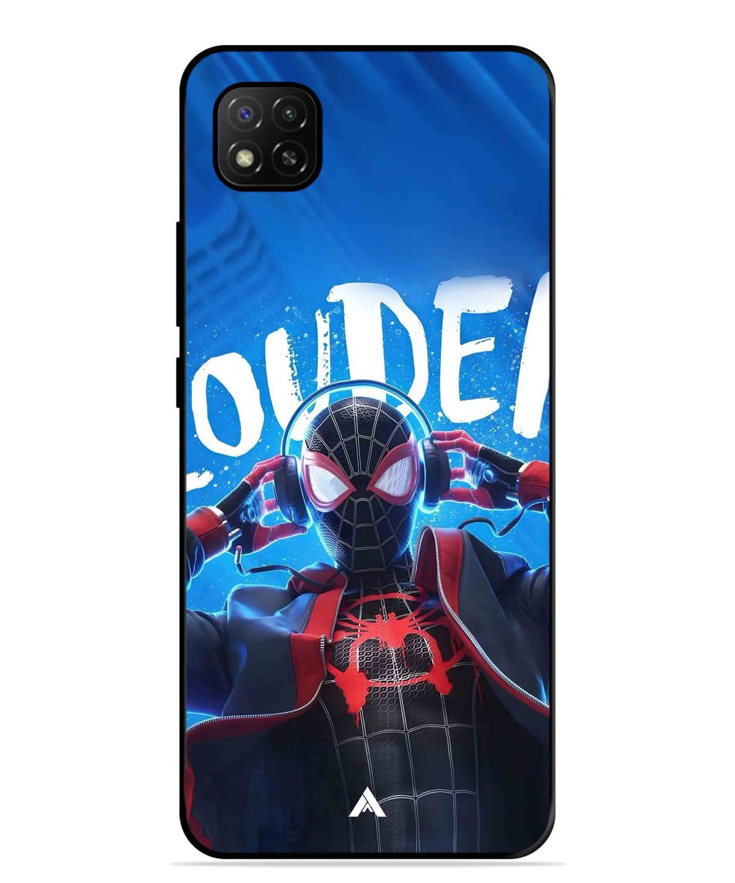 Spider-Verse Metal Back Cover Phone Case for Xiaomi Redmi Activ 9