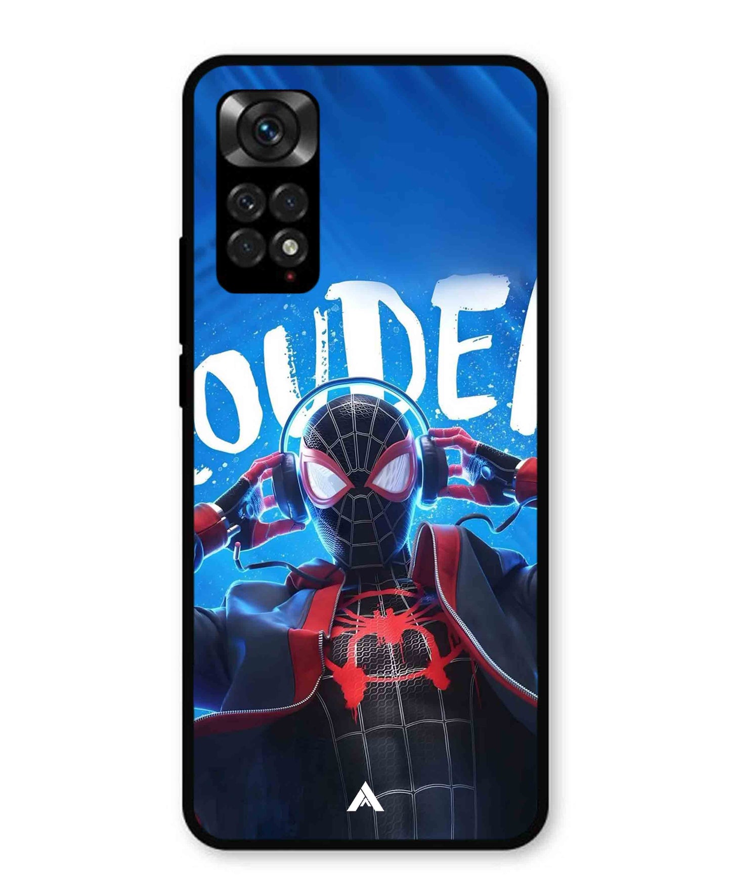 Spider-Verse Metal Back Cover Phone Case for Xiaomi Redmi Note 11