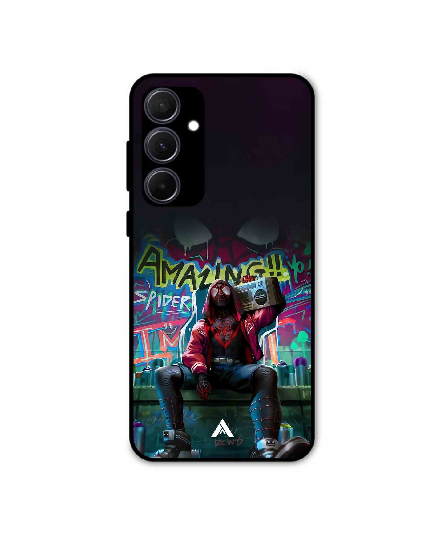 Spiderman verse Marvel Metal Back Cover Phone Case