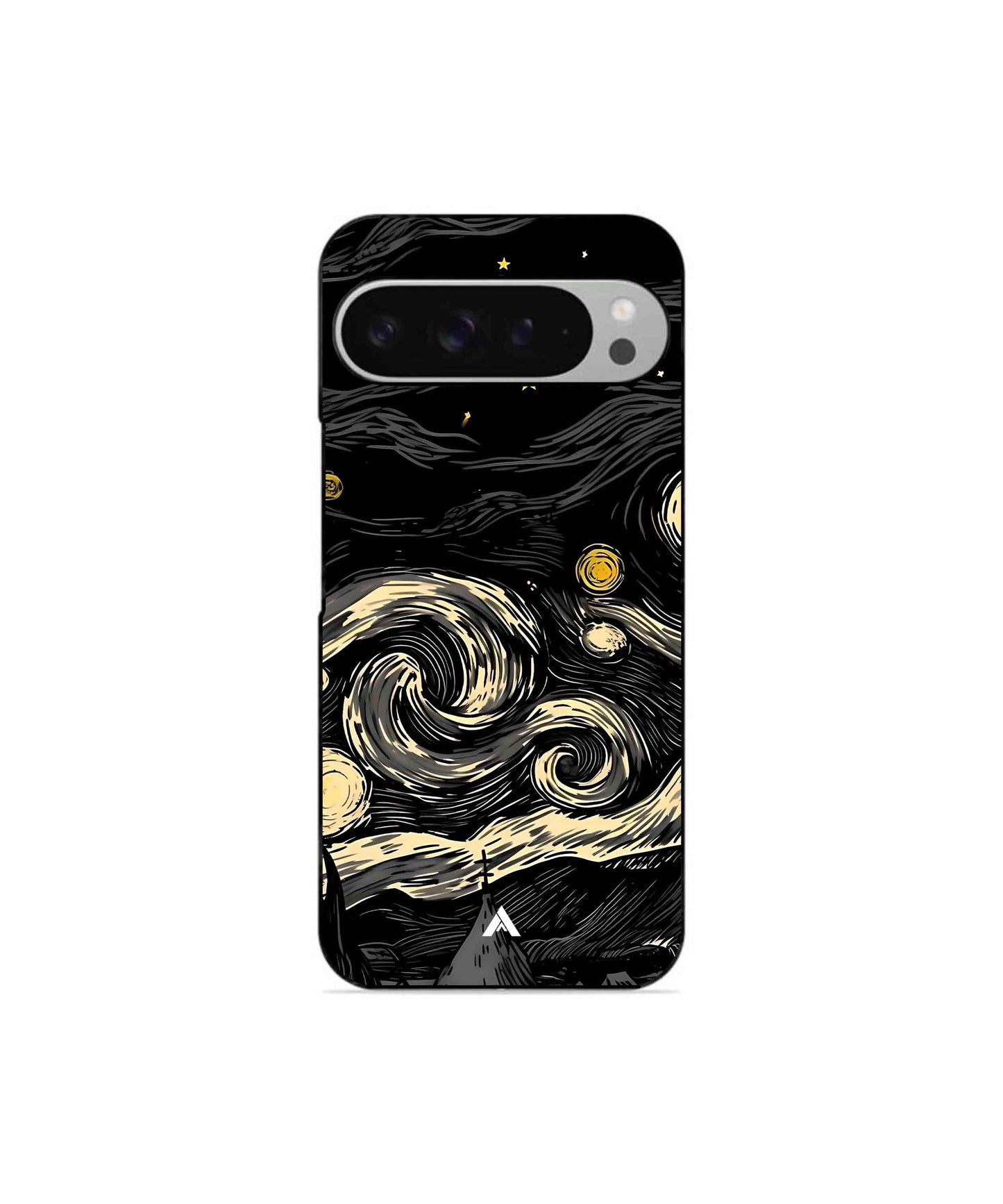 Starry Night Metal Back Cover Phone Case for Piel 9 Pro