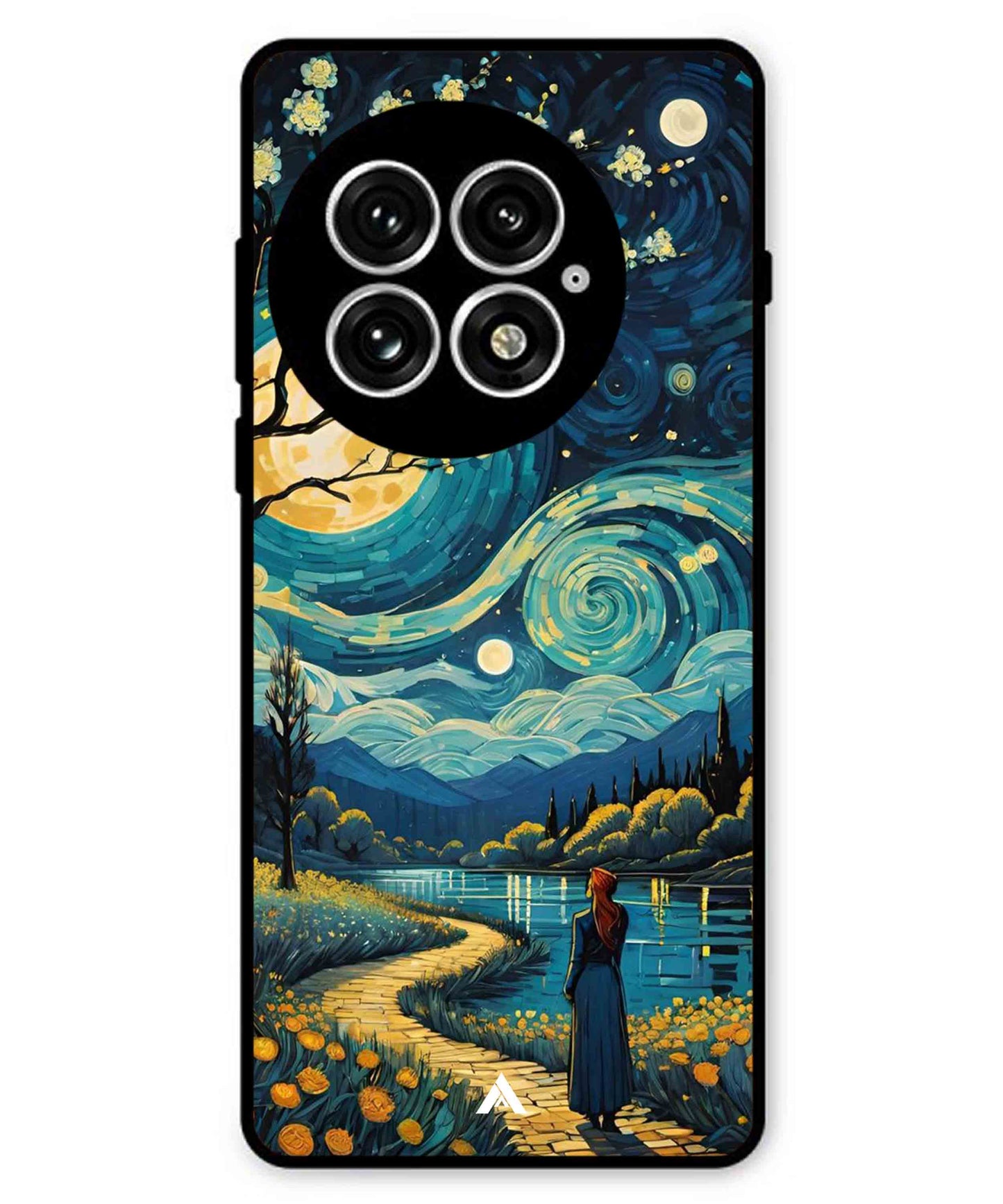 Starry Eve Art Aesthetic Metal Back Cover Phone Case for Oneplus 13