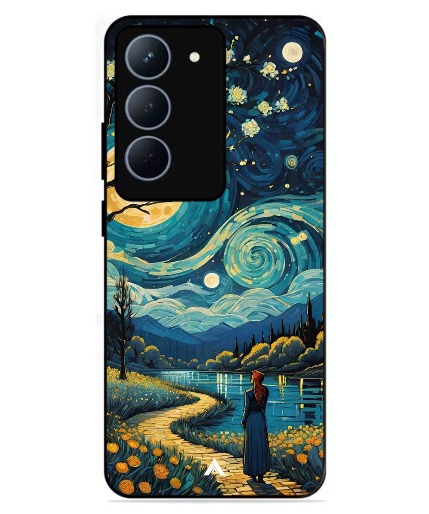 Starry Eve Art Aesthetic Metal Back Cover Phone Case for Realme P3X