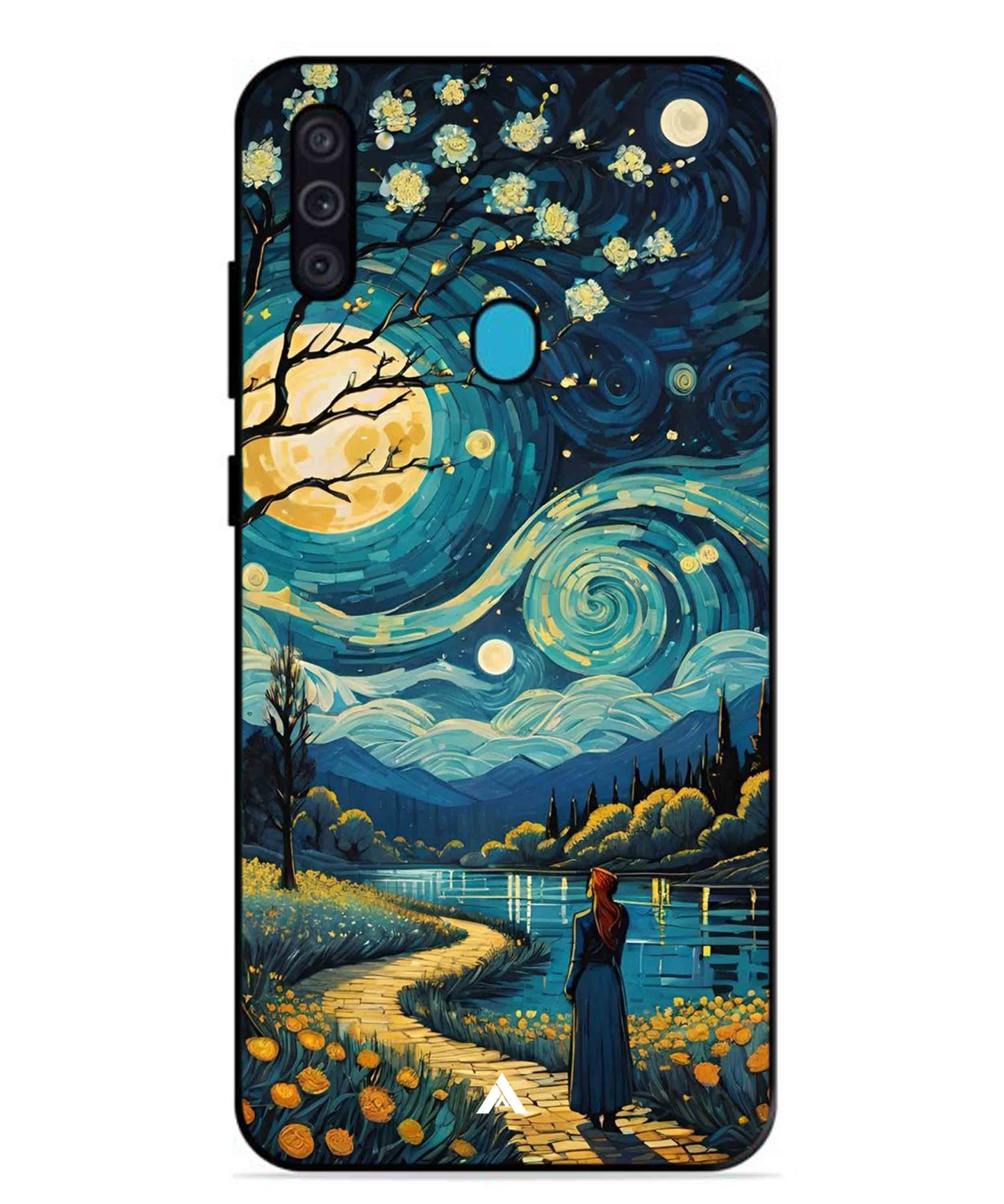 Starry Eve Art Aesthetic Metal Back Cover Phone Case for Samsung Galaxy F11