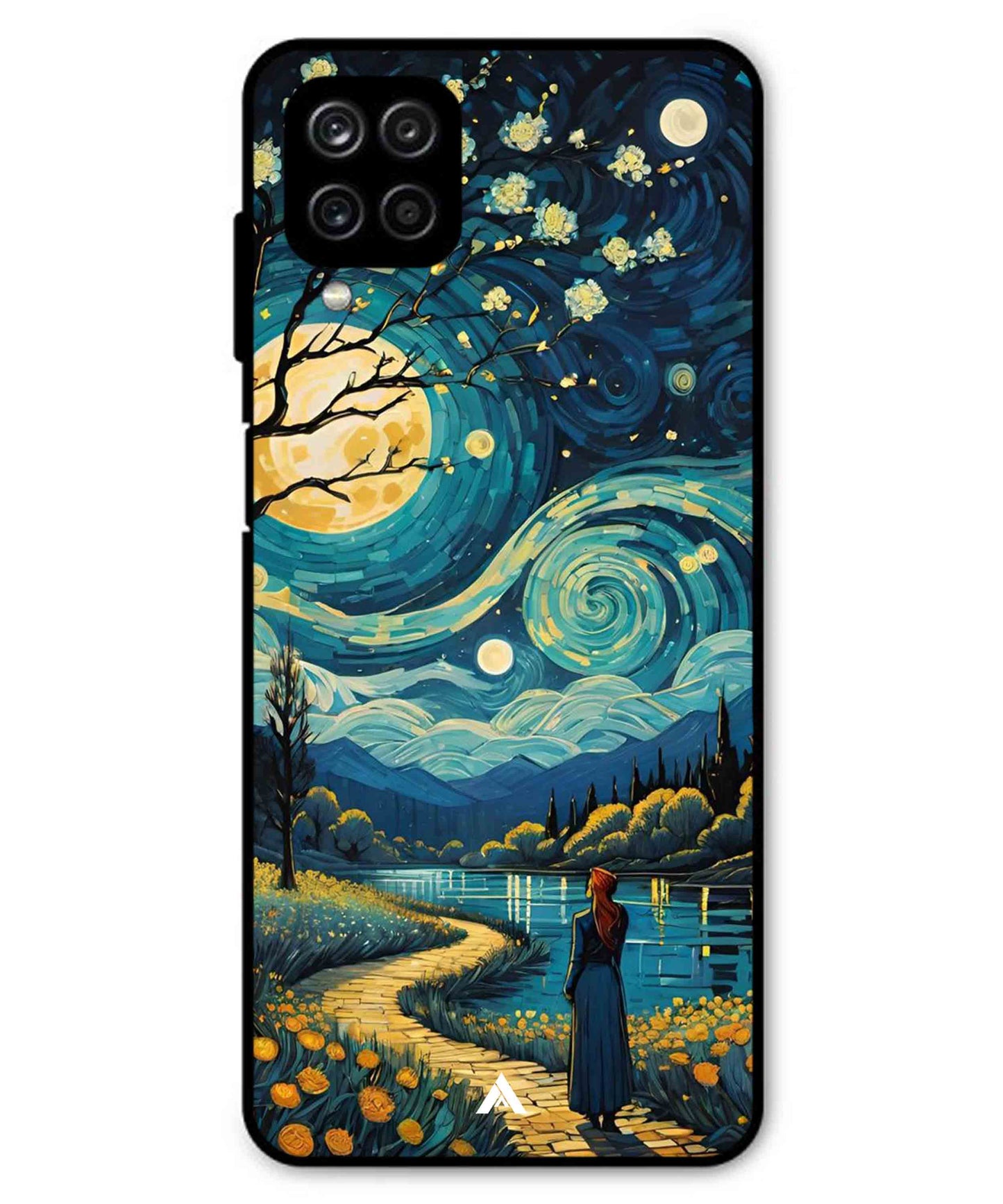 Starry Eve Art Aesthetic Metal Back Cover Phone Case for Samsung Galaxy F22