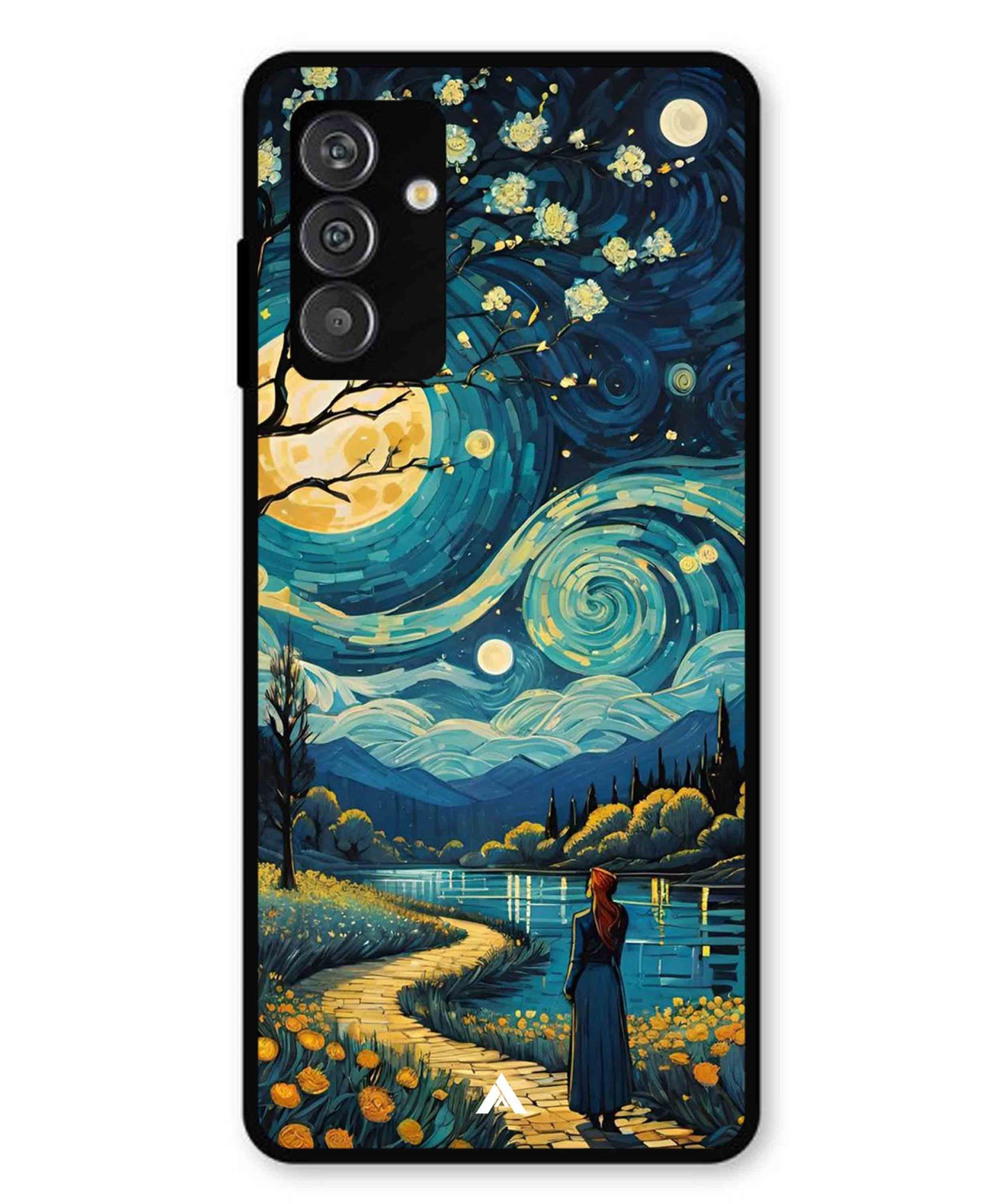 Starry Eve Art Aesthetic Metal Back Cover Phone Case for Samsung Galaxy M14