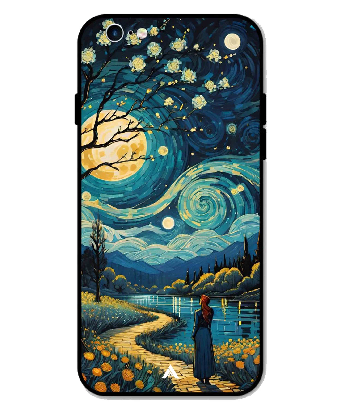 Starry Eve Art Aesthetic Metal Back Cover Phone Case for iPhone 6