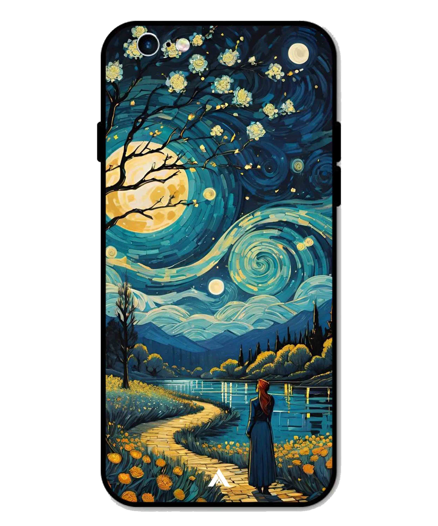 Starry Eve Art Aesthetic Metal Back Cover Phone Case for iPhone 6 Plus