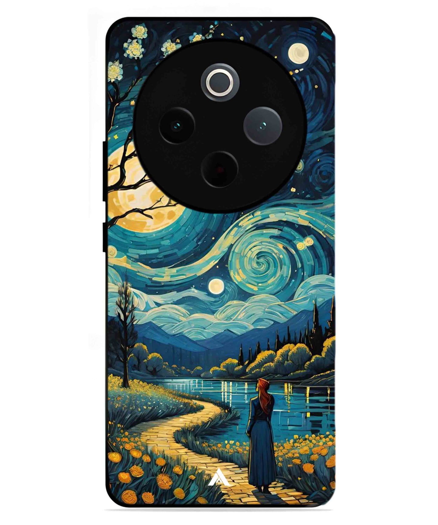 Starry Eve Art Aesthetic Metal Back Cover Phone Case for iQOO Z10