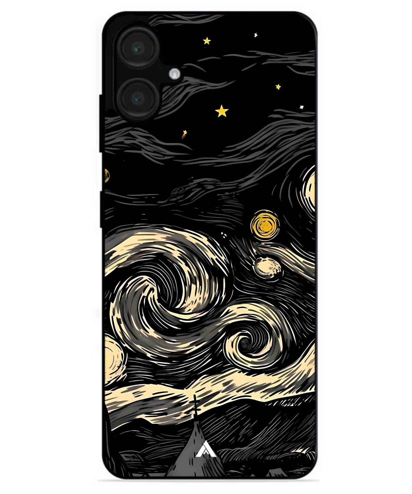 Starry Night Aesthetic Metal Back Cover Phone Case for Samsung Galaxy A06