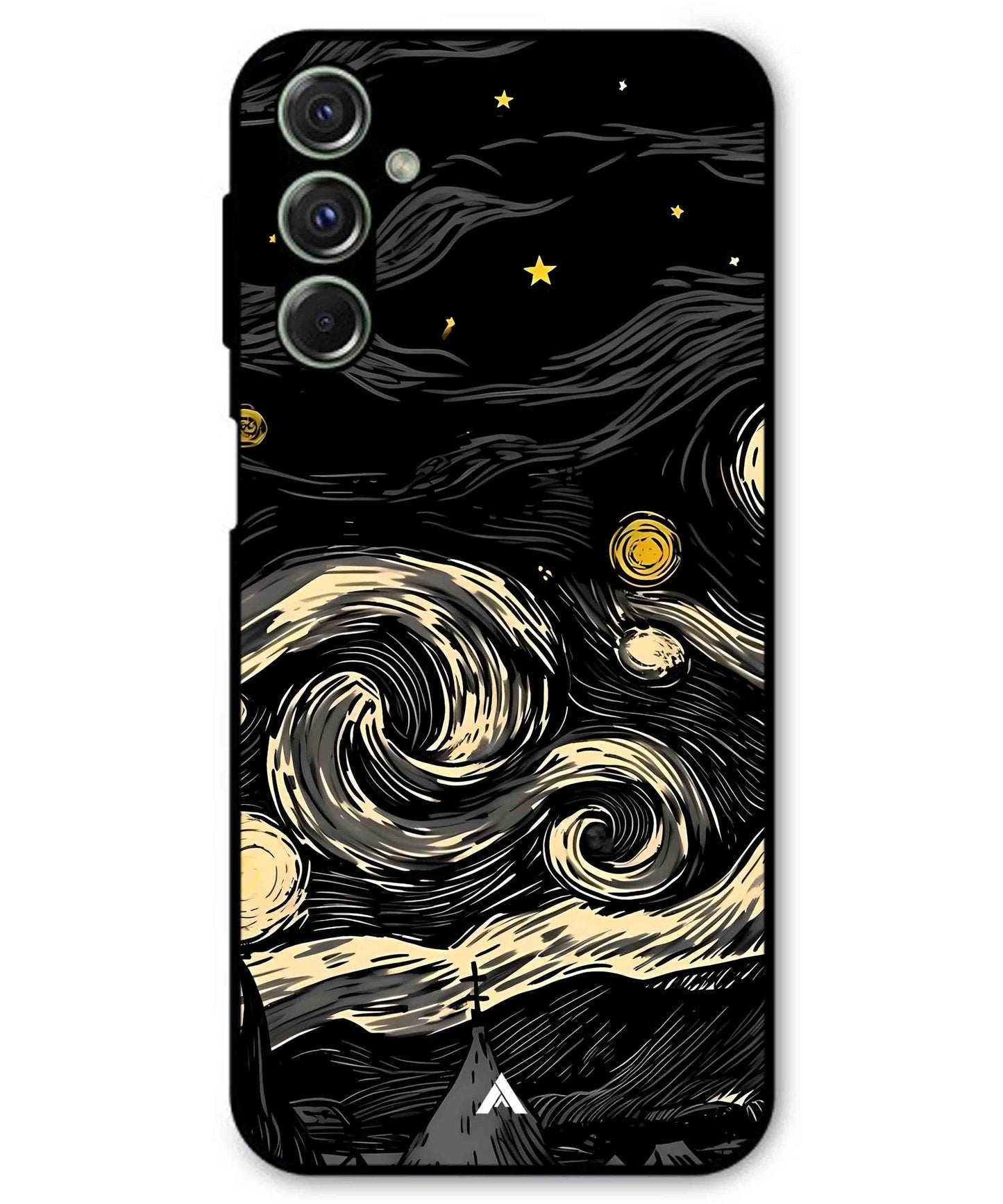 Starry Night Aesthetic Metal Back Cover Phone Case for Samsung Galaxy M34