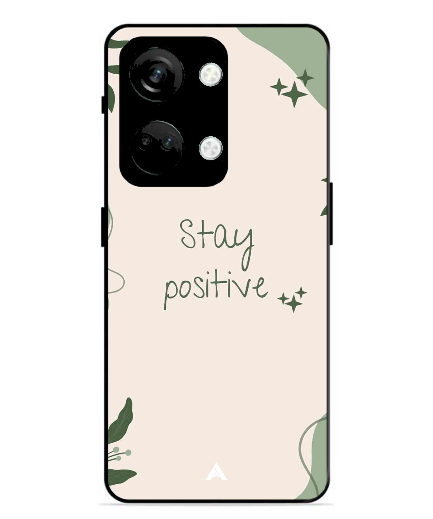 Stay Positive 1 Metal Back Cover Phone Case for Oneplus Nord 3