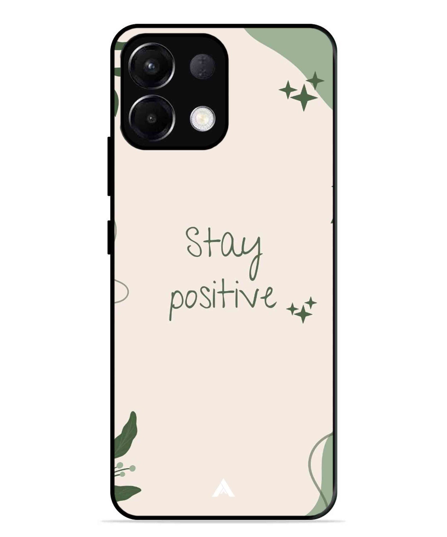 Stay Positive 1 Metal Back Cover Phone Case for Oppo K13