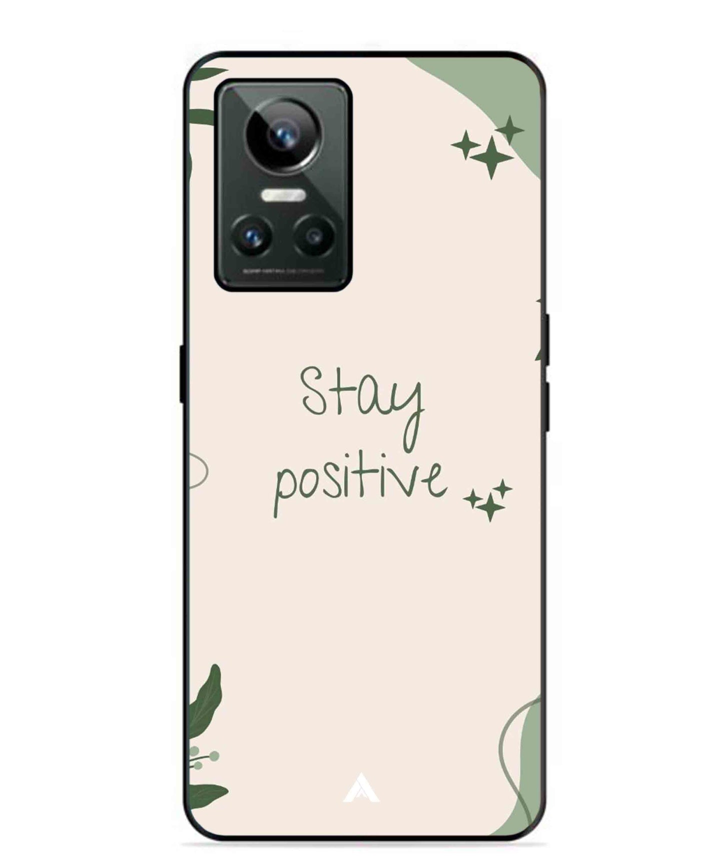 Stay Positive 1 Metal Back Cover Phone Case for Realme GT Neo 3